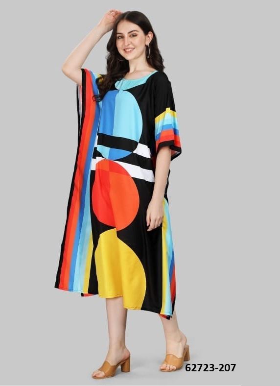 RAYON KAFTAN - Catalog # 62723 (Set of 7 Kaftans / Ponchos) by Jagraasa RAYON KAFTAN - Catalog # 62723 (Set of 7 Kaftans / Ponchos) by Jagraasa