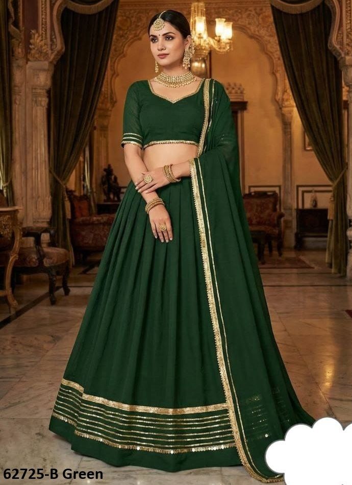 COLORS - Catalog # 62725 (Set of 10 Semi-Stitched Lehengas) by Desi Muse COLORS - Catalog # 62725 (Set of 10 Semi-Stitched Lehengas) by Desi Muse