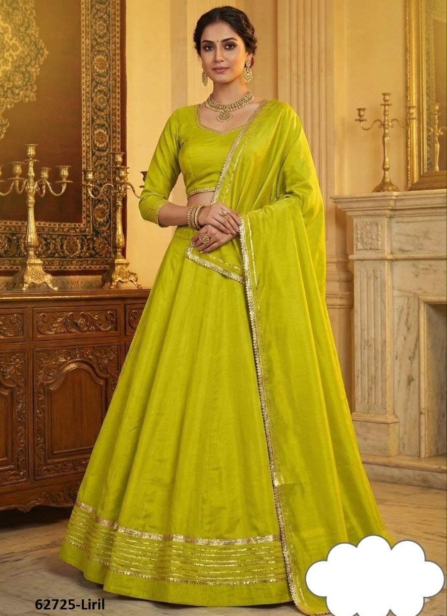 COLORS - Catalog # 62725 (Set of 10 Semi-Stitched Lehengas) by Desi Muse COLORS - Catalog # 62725 (Set of 10 Semi-Stitched Lehengas) by Desi Muse