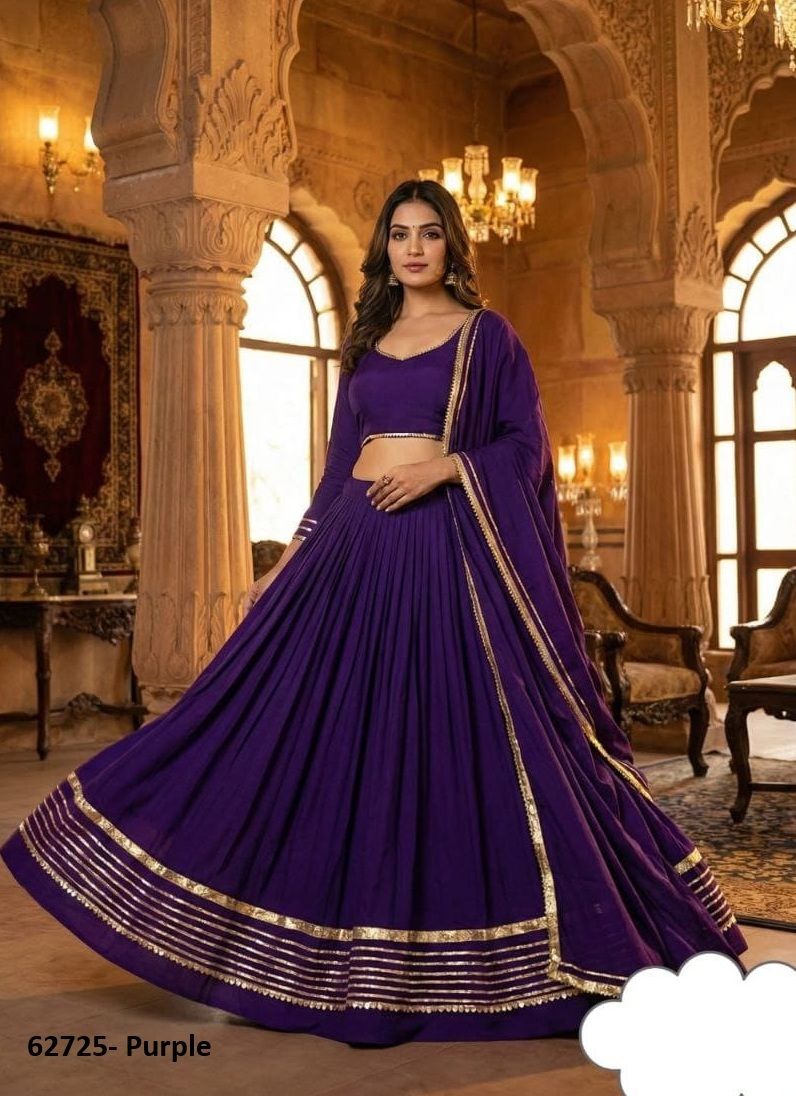 COLORS - Catalog # 62725 (Set of 10 Semi-Stitched Lehengas) by Desi Muse COLORS - Catalog # 62725 (Set of 10 Semi-Stitched Lehengas) by Desi Muse