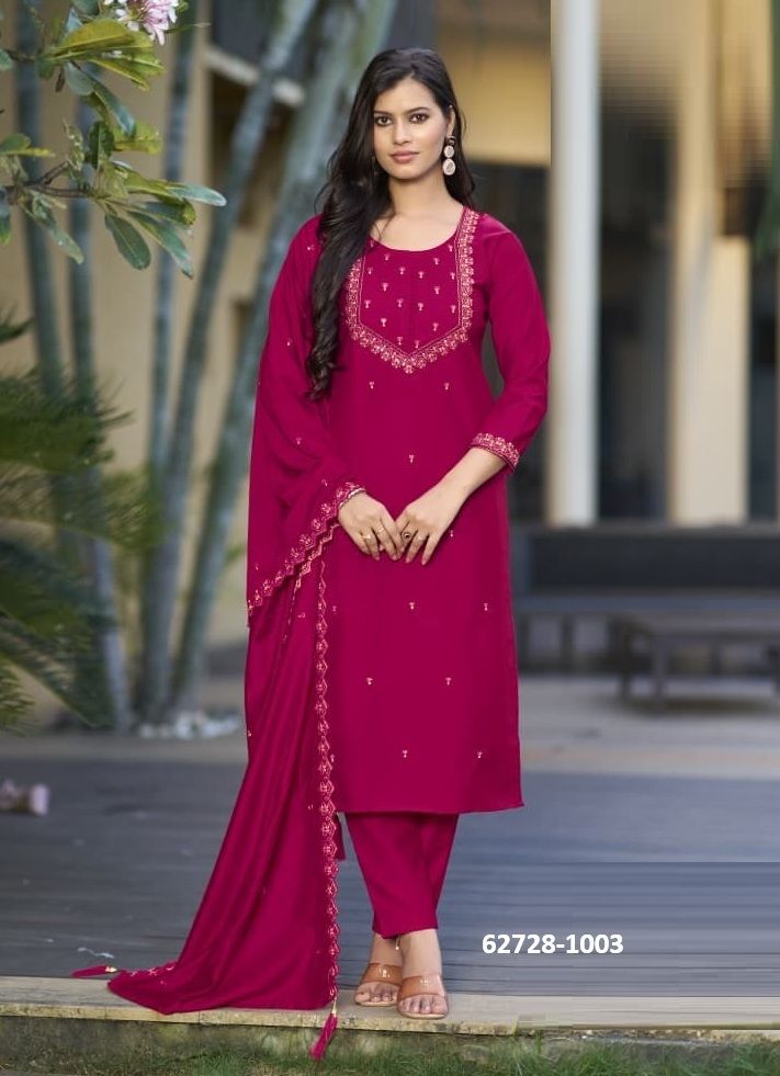 SAJANI - Catalog # 62728 (Set of 6 Readymade Salwar Suits) by Woodee Ahmedabad SAJANI - Catalog # 62728 (Set of 6 Readymade Salwar Suits) by Woodee Ahmedabad
