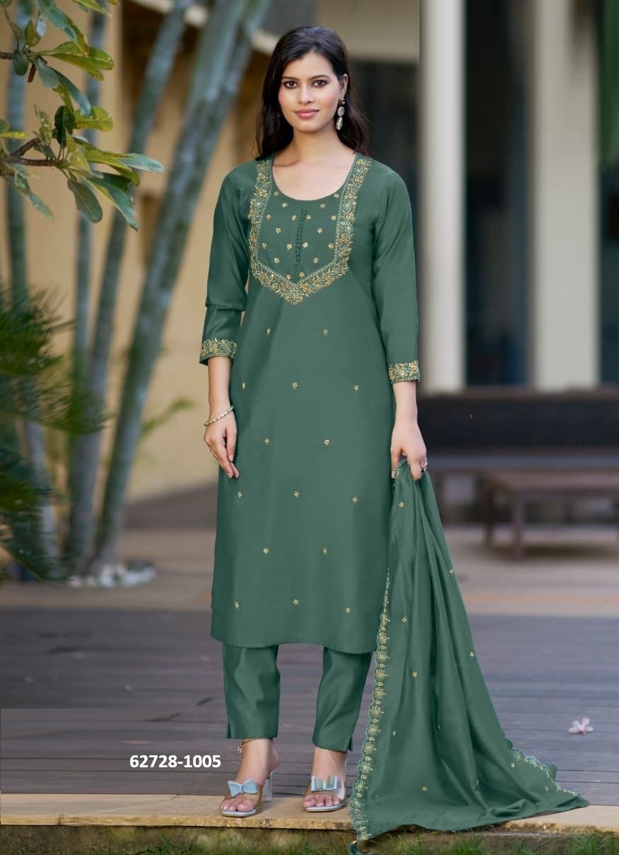 SAJANI - Catalog # 62728 (Set of 6 Readymade Salwar Suits) by Woodee Ahmedabad SAJANI - Catalog # 62728 (Set of 6 Readymade Salwar Suits) by Woodee Ahmedabad