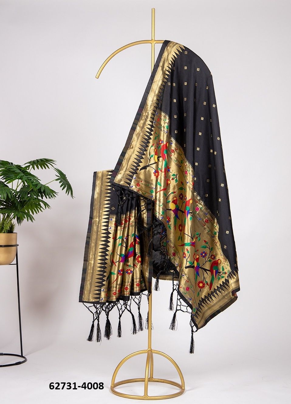 PAITHANI SILK - Catalog # 62731 (Set of 17 Only Dupattas) by Desi Muse PAITHANI SILK - Catalog # 62731 (Set of 17 Only Dupattas) by Desi Muse