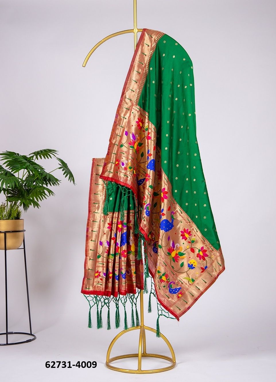 PAITHANI SILK - Catalog # 62731 (Set of 17 Only Dupattas) by Desi Muse PAITHANI SILK - Catalog # 62731 (Set of 17 Only Dupattas) by Desi Muse