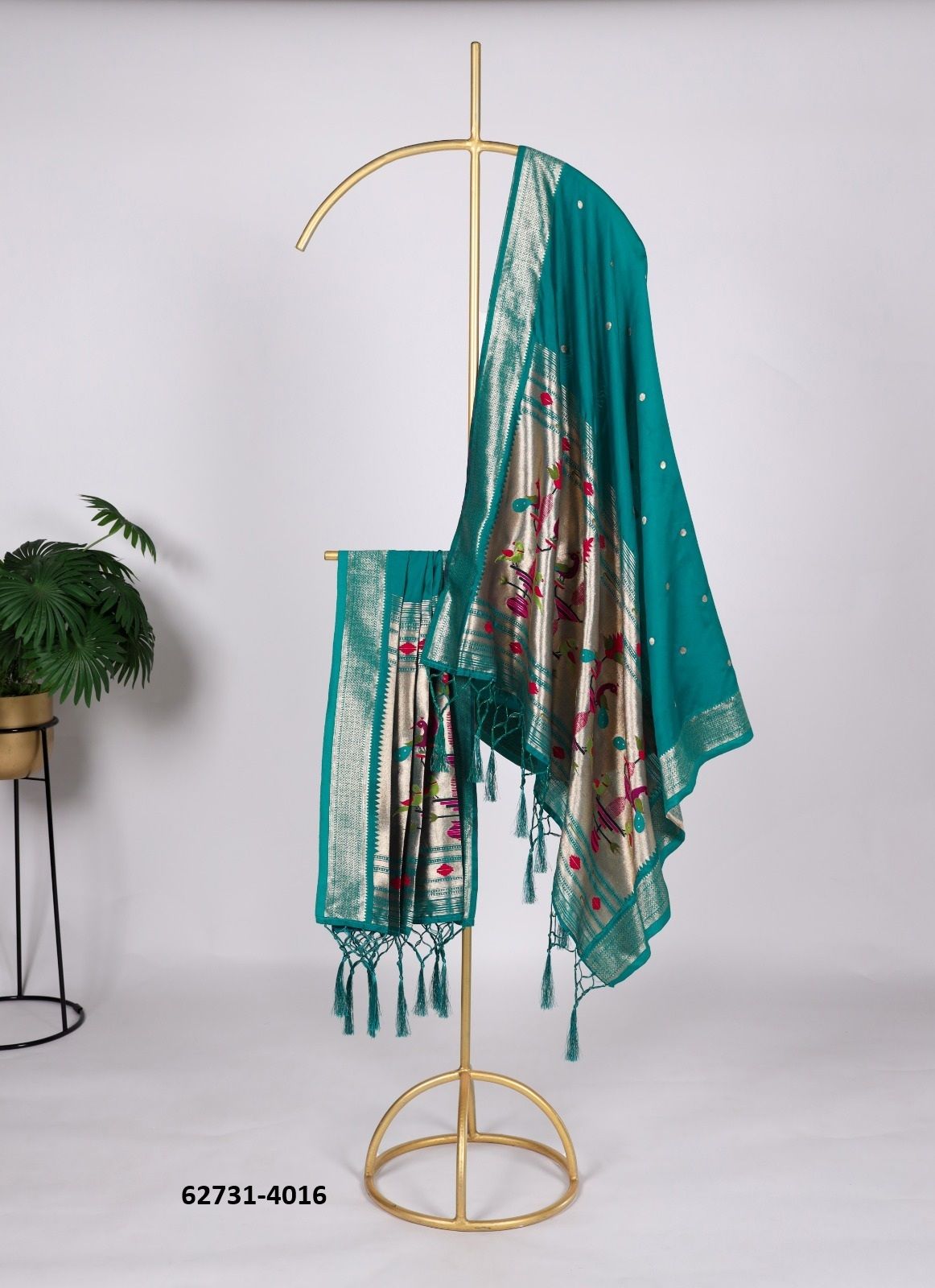 PAITHANI SILK - Catalog # 62731 (Set of 17 Only Dupattas) by Desi Muse PAITHANI SILK - Catalog # 62731 (Set of 17 Only Dupattas) by Desi Muse