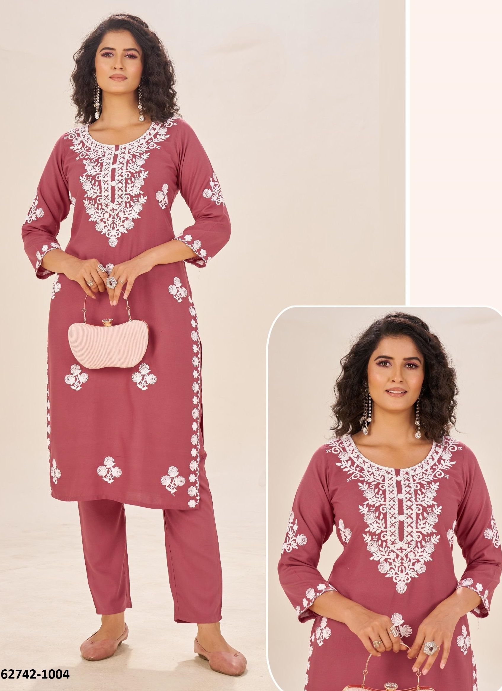 SAIYAARA - Catalog # 62742 (Set of 4 Tops With Bottoms) by Desi Muse