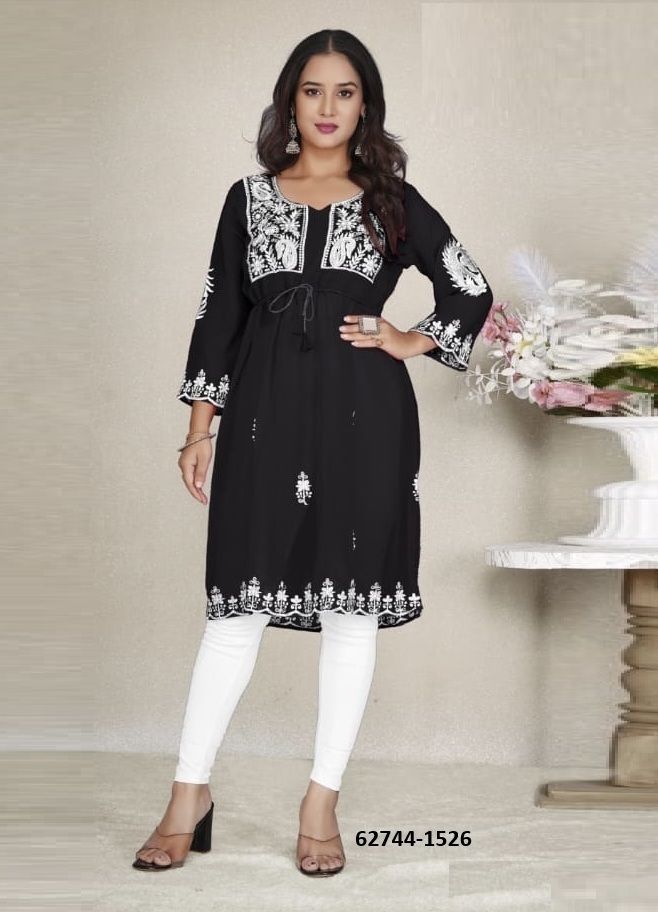 WESTERN 2 - Catalog # 62744 (Set of 2 Readymade Women's Kurtis / Tops) by Meheriya