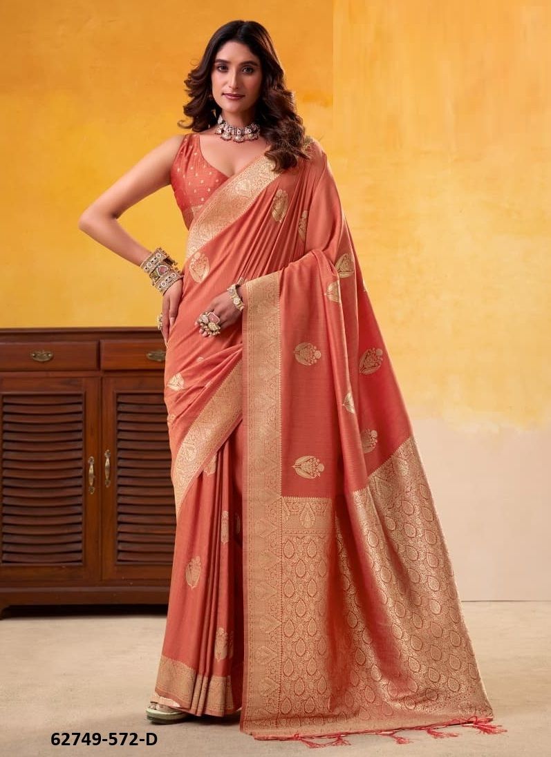 DHATU SILK 572 - Catalog # 62749 (Set of 7 Sarees) by Jagraasa DHATU SILK 572 - Catalog # 62749 (Set of 7 Sarees) by Jagraasa
