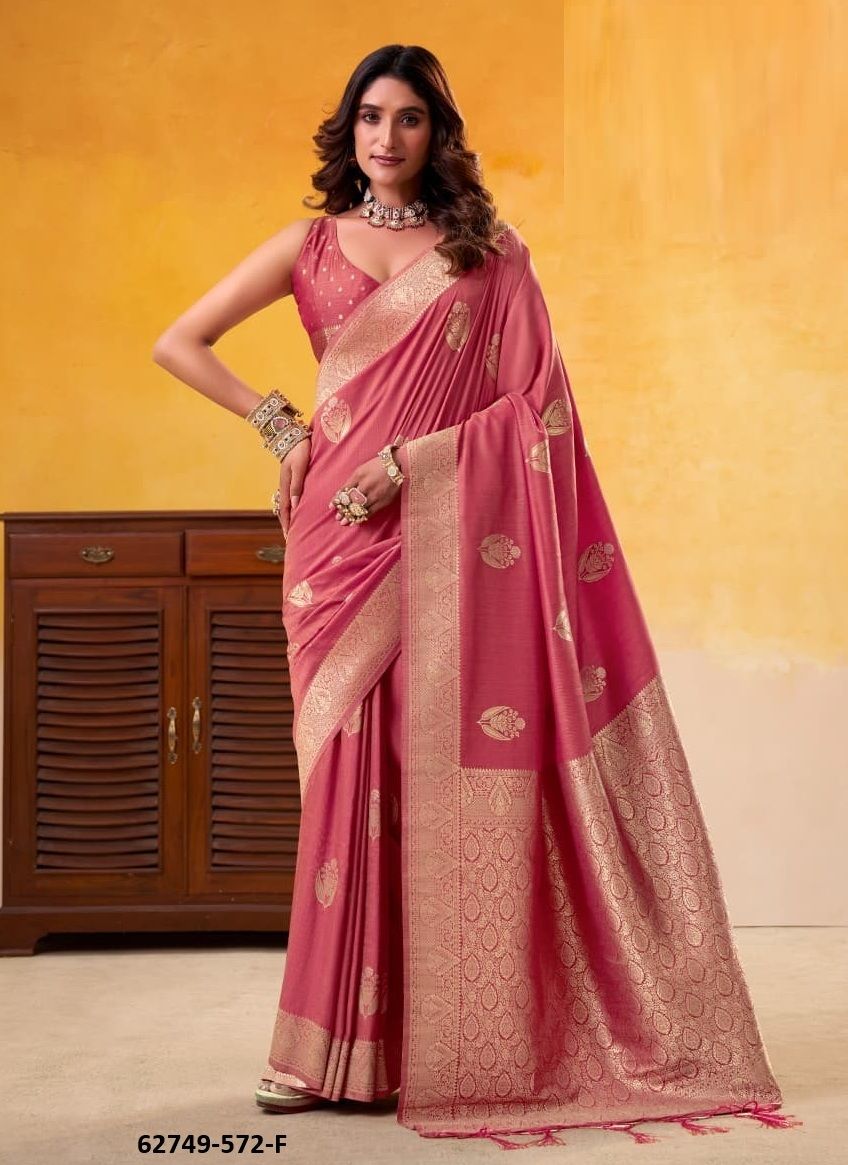 DHATU SILK 572 - Catalog # 62749 (Set of 7 Sarees) by Jagraasa DHATU SILK 572 - Catalog # 62749 (Set of 7 Sarees) by Jagraasa