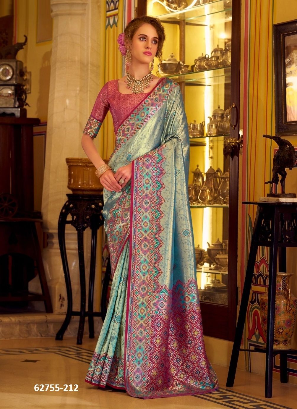 RAJESHWARI SILK - Catalog # 62755 (Set of 6 Sarees) by Aabharan RAJESHWARI SILK - Catalog # 62755 (Set of 6 Sarees) by Aabharan