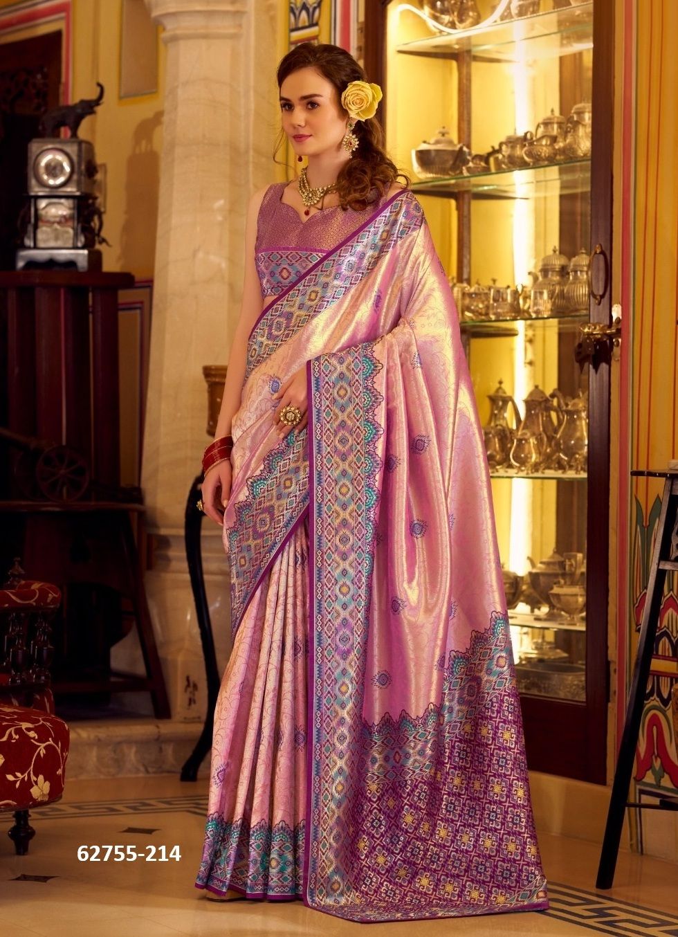 RAJESHWARI SILK - Catalog # 62755 (Set of 6 Sarees) by Aabharan RAJESHWARI SILK - Catalog # 62755 (Set of 6 Sarees) by Aabharan