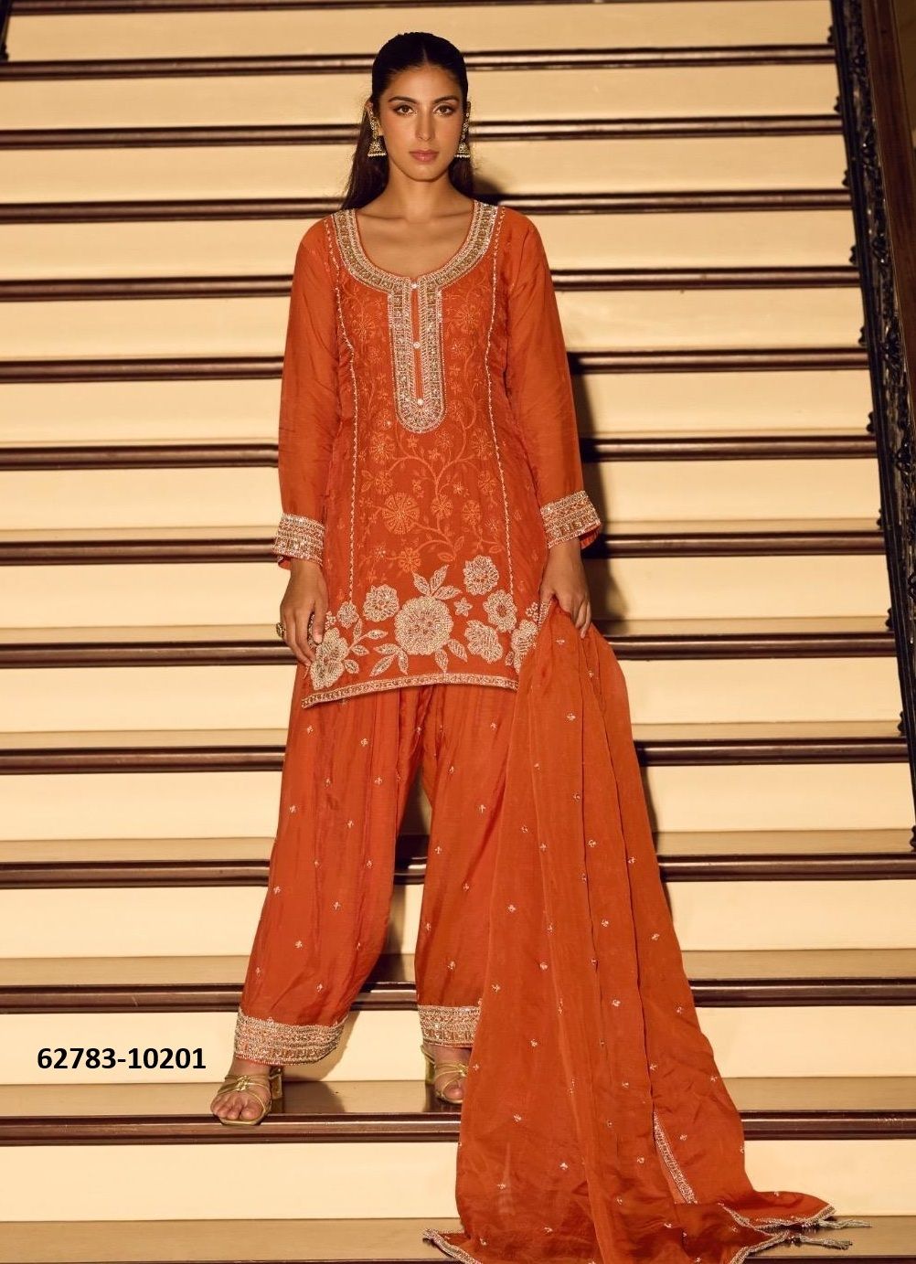KANCHAN - Catalog # 62783 (Set of 3 Readymade Salwar Suits) by Sayuri Designer