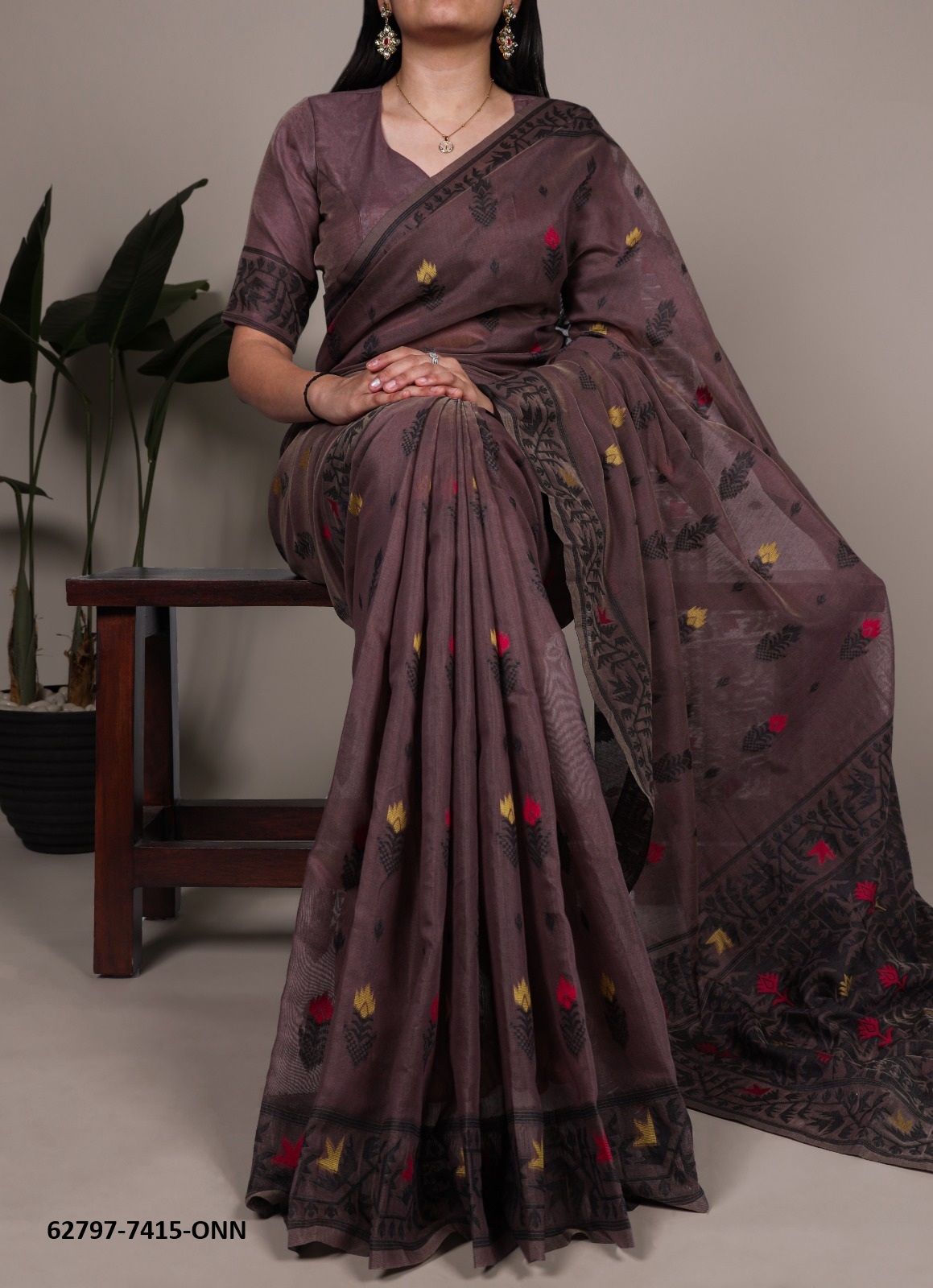 SERIES 7415 - Catalog # 62797 (Set of 4 Sarees) by Meheriya SERIES 7415 - Catalog # 62797 (Set of 4 Sarees) by Meheriya