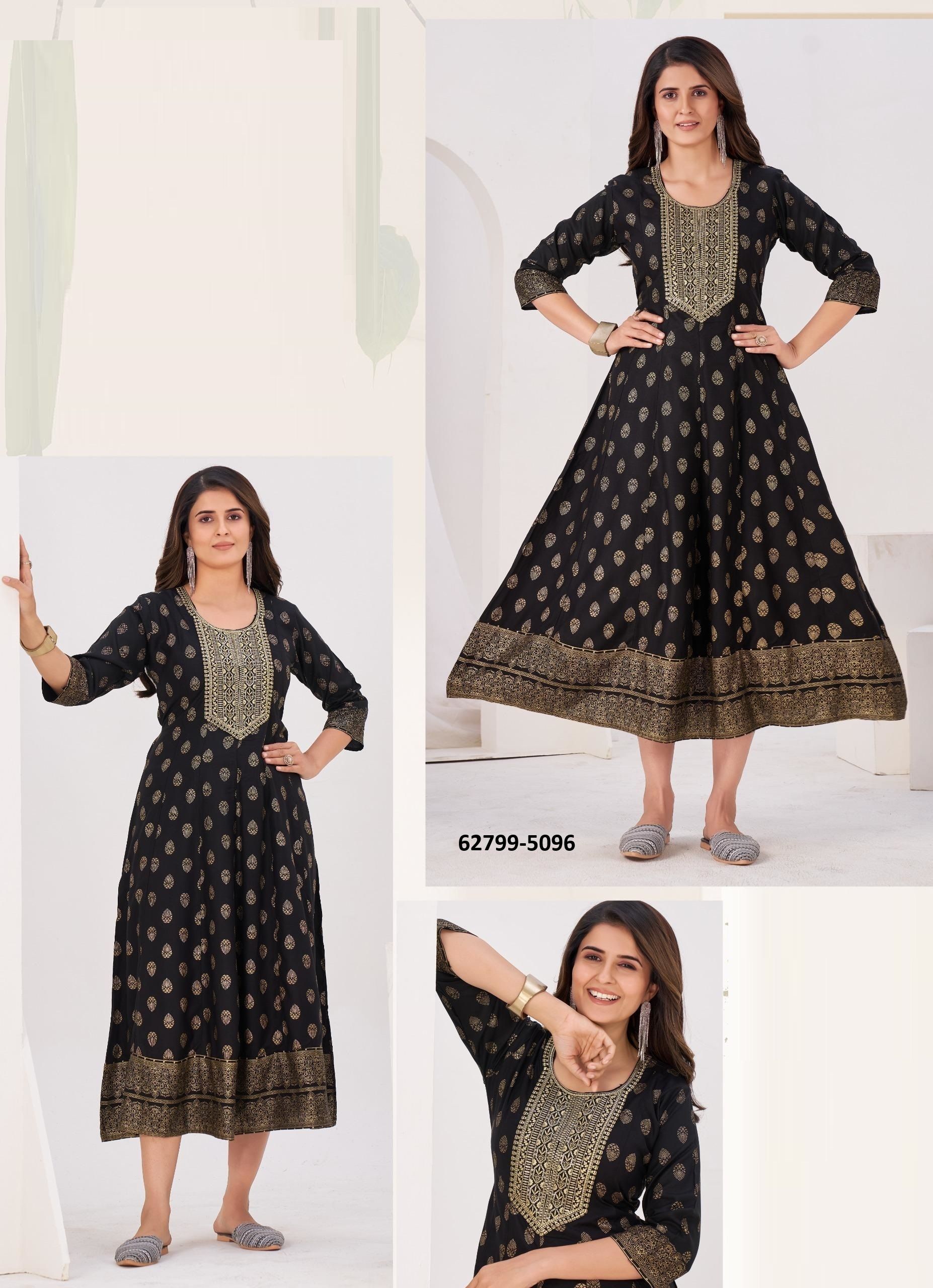 AMAARA - Catalog # 62799 (Set of 6 Readymade Women's Kurtis / Tops) by Damac Couture AMAARA - Catalog # 62799 (Set of 6 Readymade Women's Kurtis / Tops) by Damac Couture
