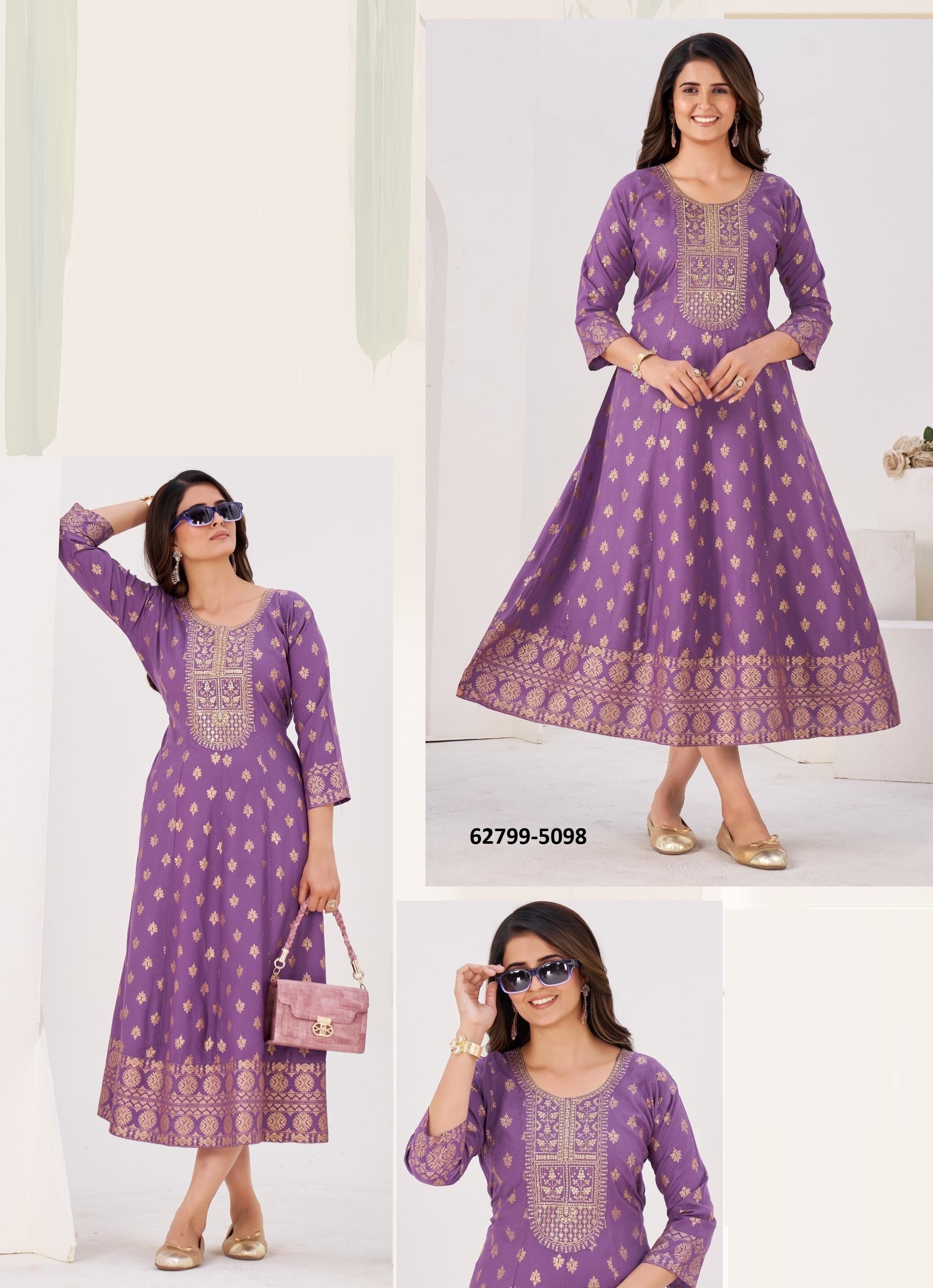 AMAARA - Catalog # 62799 (Set of 6 Readymade Women's Kurtis / Tops) by Damac Couture AMAARA - Catalog # 62799 (Set of 6 Readymade Women's Kurtis / Tops) by Damac Couture