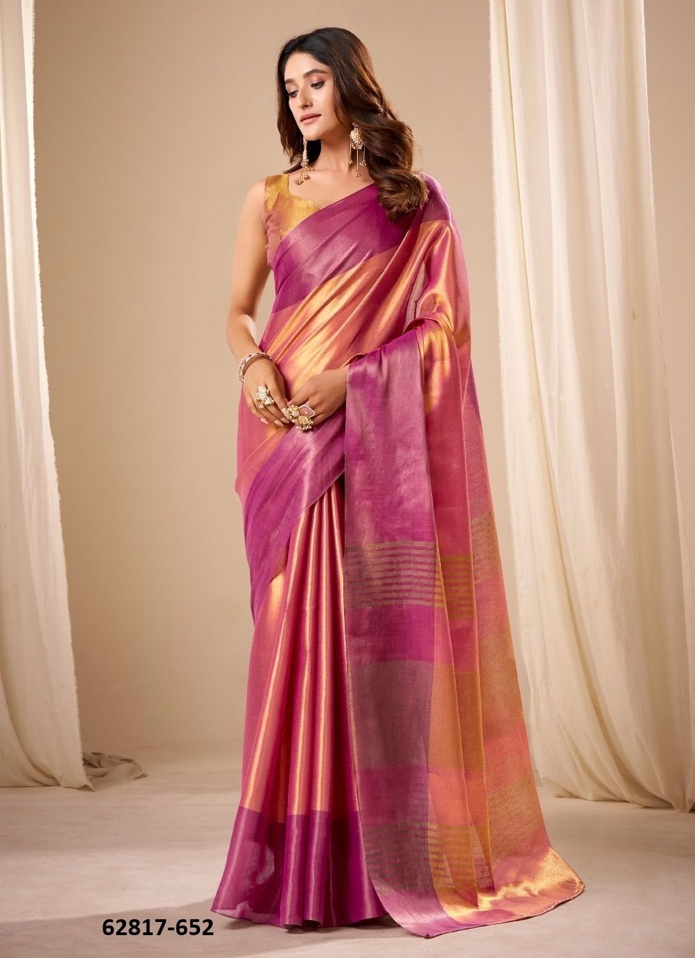 SHRISTI - Catalog # 62817 (Set of 6 Sarees) by Desi Muse SHRISTI - Catalog # 62817 (Set of 6 Sarees) by Desi Muse