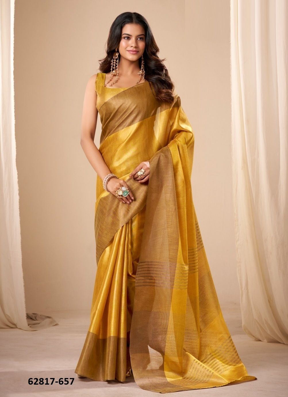 SHRISTI - Catalog # 62817 (Set of 6 Sarees) by Desi Muse SHRISTI - Catalog # 62817 (Set of 6 Sarees) by Desi Muse