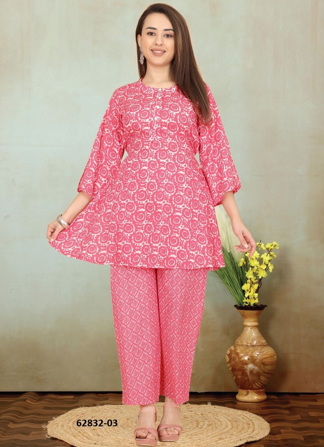 DEVASHRI - Catalog # 62832 (Set of 3 Tops With Bottoms) by Chansi Trendz