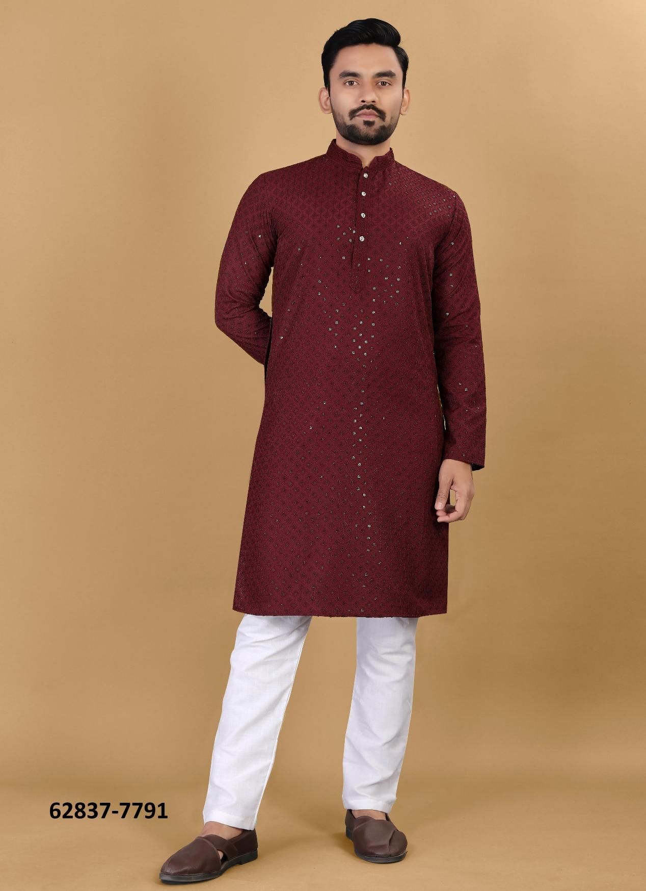 MANYAWAR - Catalog # 62837 (Set of 4 Men's Ethnic Wear) by Damac Couture MANYAWAR - Catalog # 62837 (Set of 4 Men's Ethnic Wear) by Damac Couture