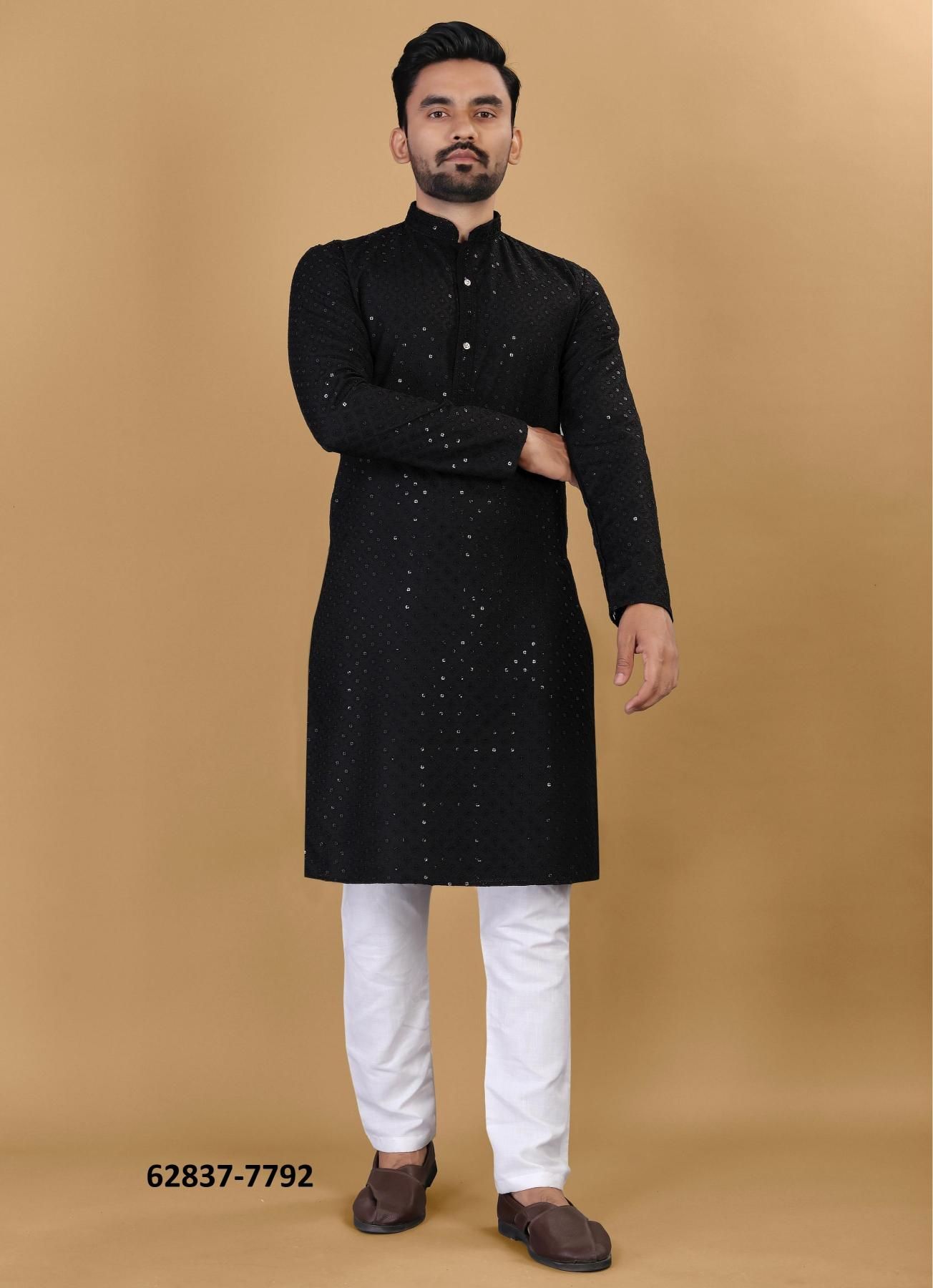 MANYAWAR - Catalog # 62837 (Set of 4 Men's Ethnic Wear) by Damac Couture MANYAWAR - Catalog # 62837 (Set of 4 Men's Ethnic Wear) by Damac Couture