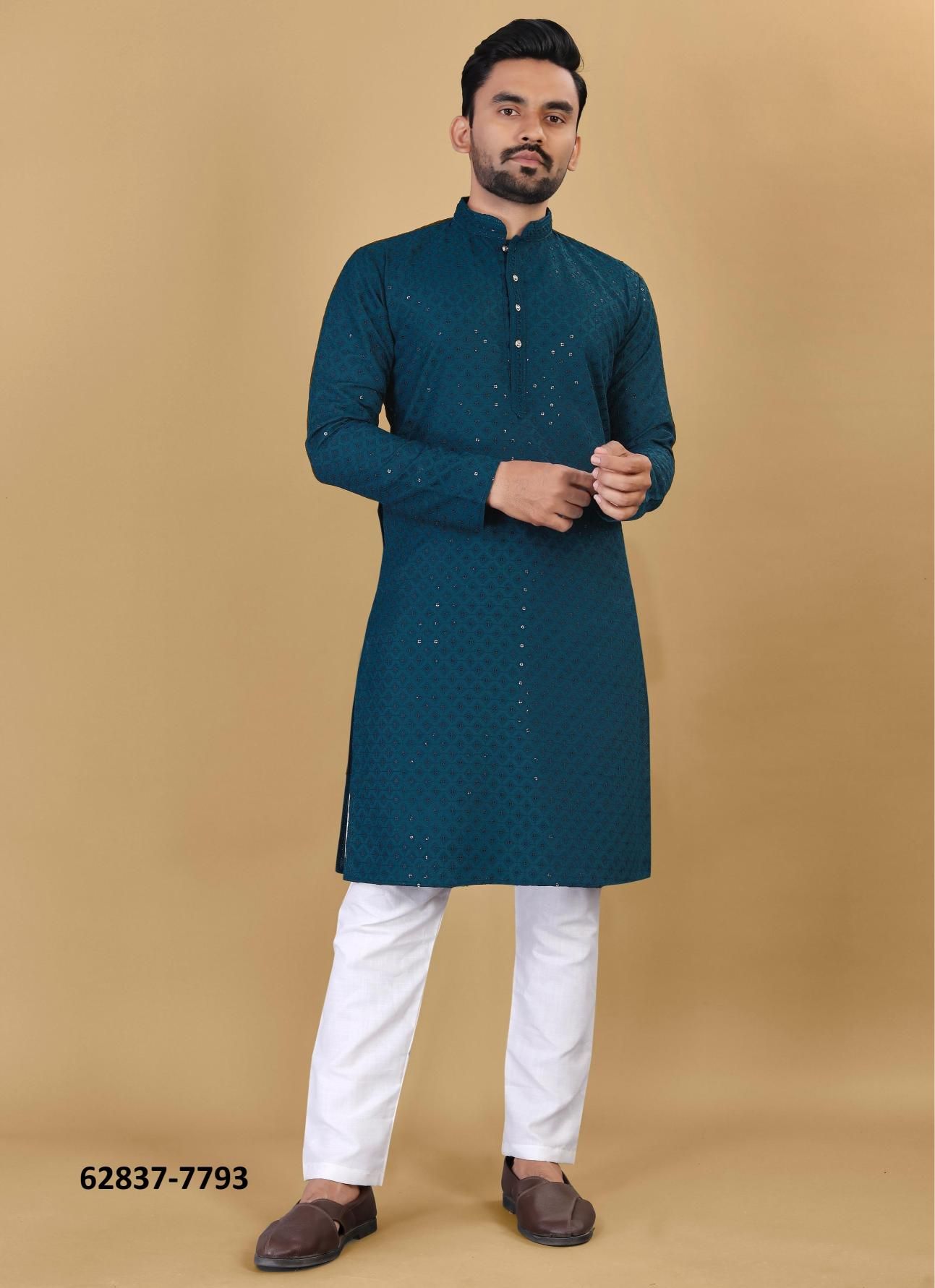 MANYAWAR - Catalog # 62837 (Set of 4 Men's Ethnic Wear) by Damac Couture MANYAWAR - Catalog # 62837 (Set of 4 Men's Ethnic Wear) by Damac Couture