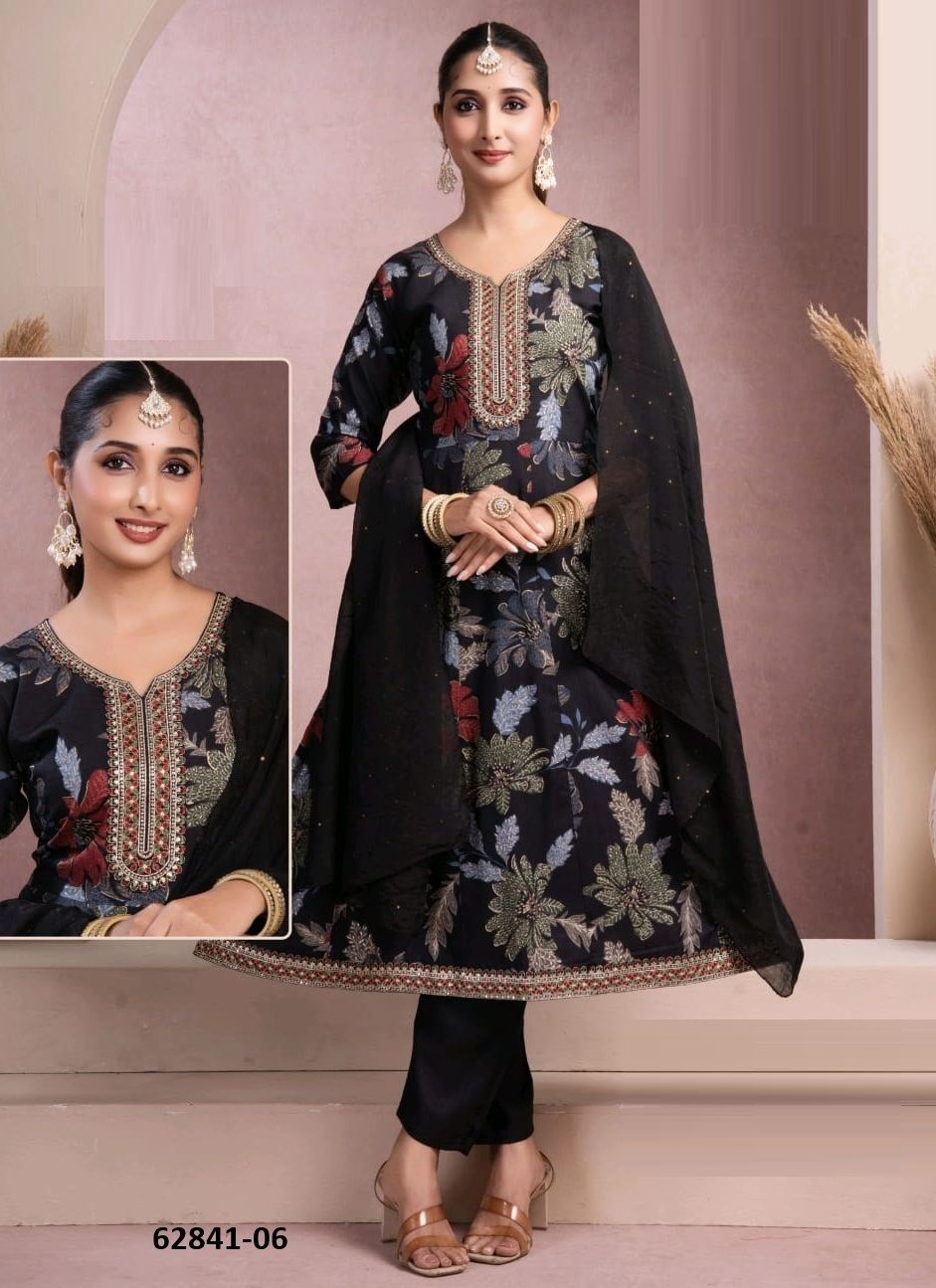 AMOLA 3 - Catalog # 62841 (Set of 6 Readymade Salwar Suits) by Kaya Ahmedabad AMOLA 3 - Catalog # 62841 (Set of 6 Readymade Salwar Suits) by Kaya Ahmedabad
