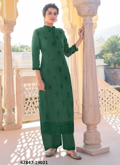 MAHEL 1 - Catalog # 62847 (Set of 3 Tops With Bottoms) by Aabharan MAHEL 1 - Catalog # 62847 (Set of 3 Tops With Bottoms) by Aabharan