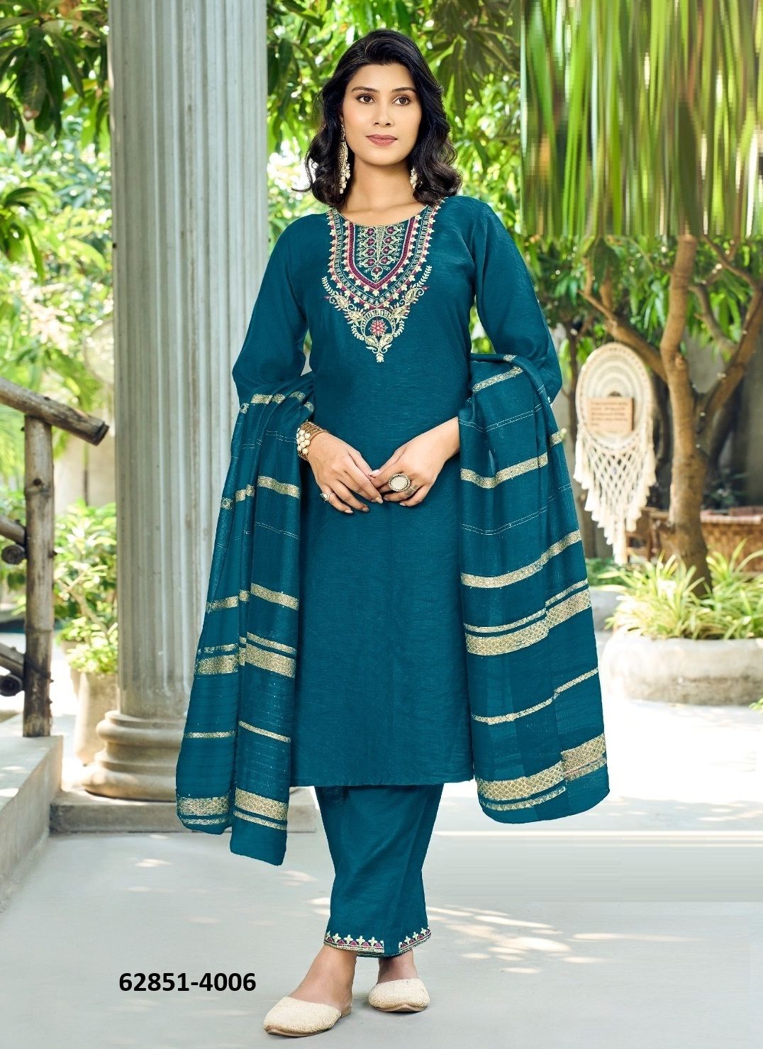 MALVIKA 4 - Catalog # 62851 (Set of 7 Readymade Salwar Suits) by Passion Tree