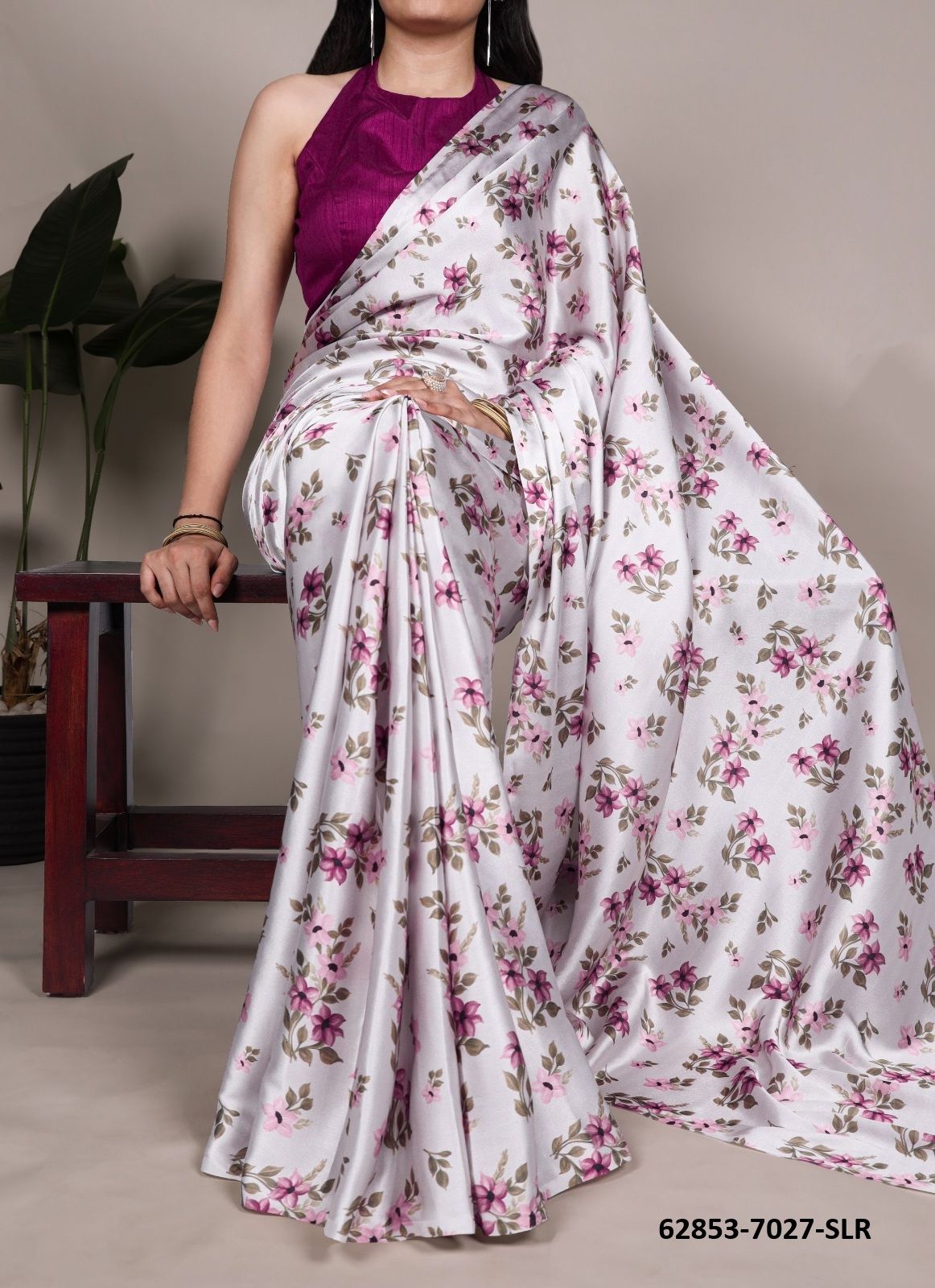 DIGITAL PRINTS SERIES 7027 - Catalog # 62853 (Set of 5 Sarees) by Serengeti DIGITAL PRINTS SERIES 7027 - Catalog # 62853 (Set of 5 Sarees) by Serengeti
