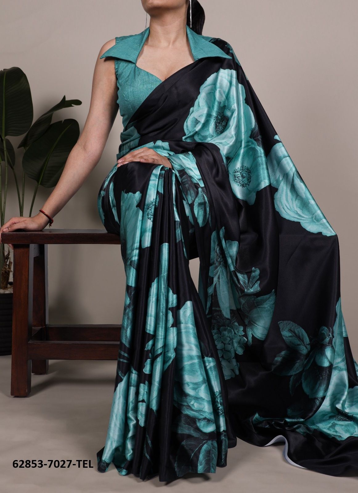 DIGITAL PRINTS SERIES 7027 - Catalog # 62853 (Set of 5 Sarees) by Serengeti DIGITAL PRINTS SERIES 7027 - Catalog # 62853 (Set of 5 Sarees) by Serengeti