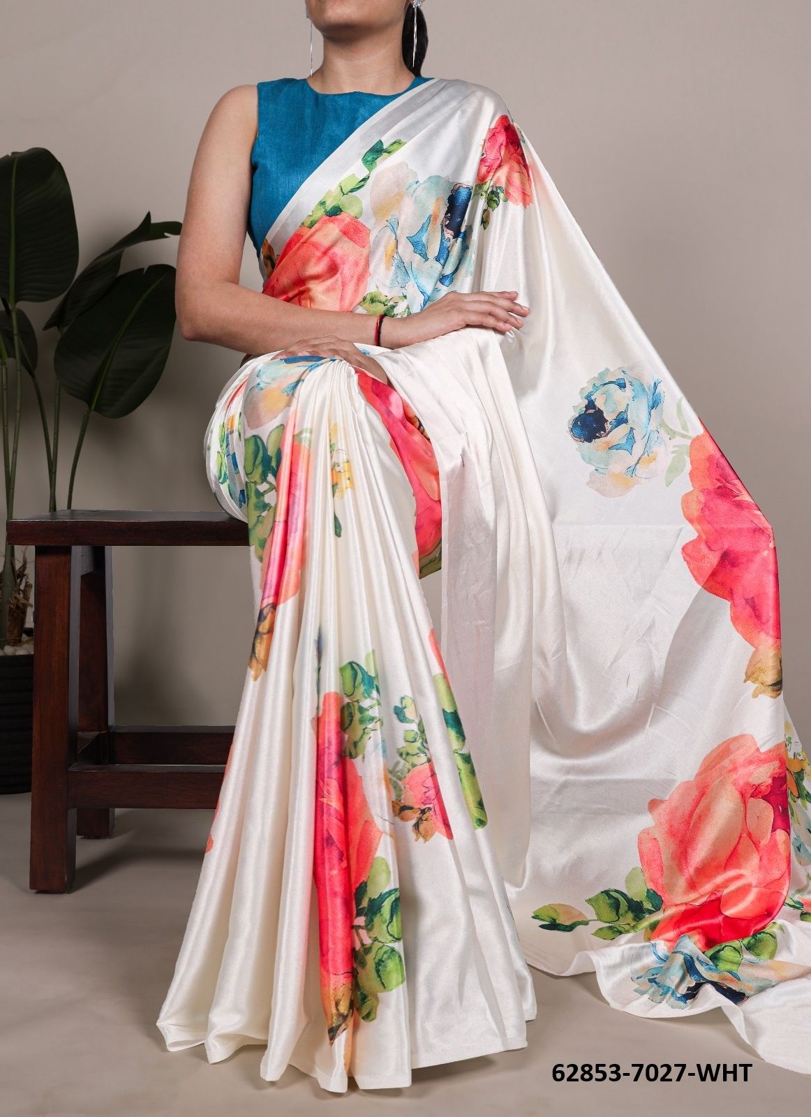 DIGITAL PRINTS SERIES 7027 - Catalog # 62853 (Set of 5 Sarees) by Serengeti DIGITAL PRINTS SERIES 7027 - Catalog # 62853 (Set of 5 Sarees) by Serengeti