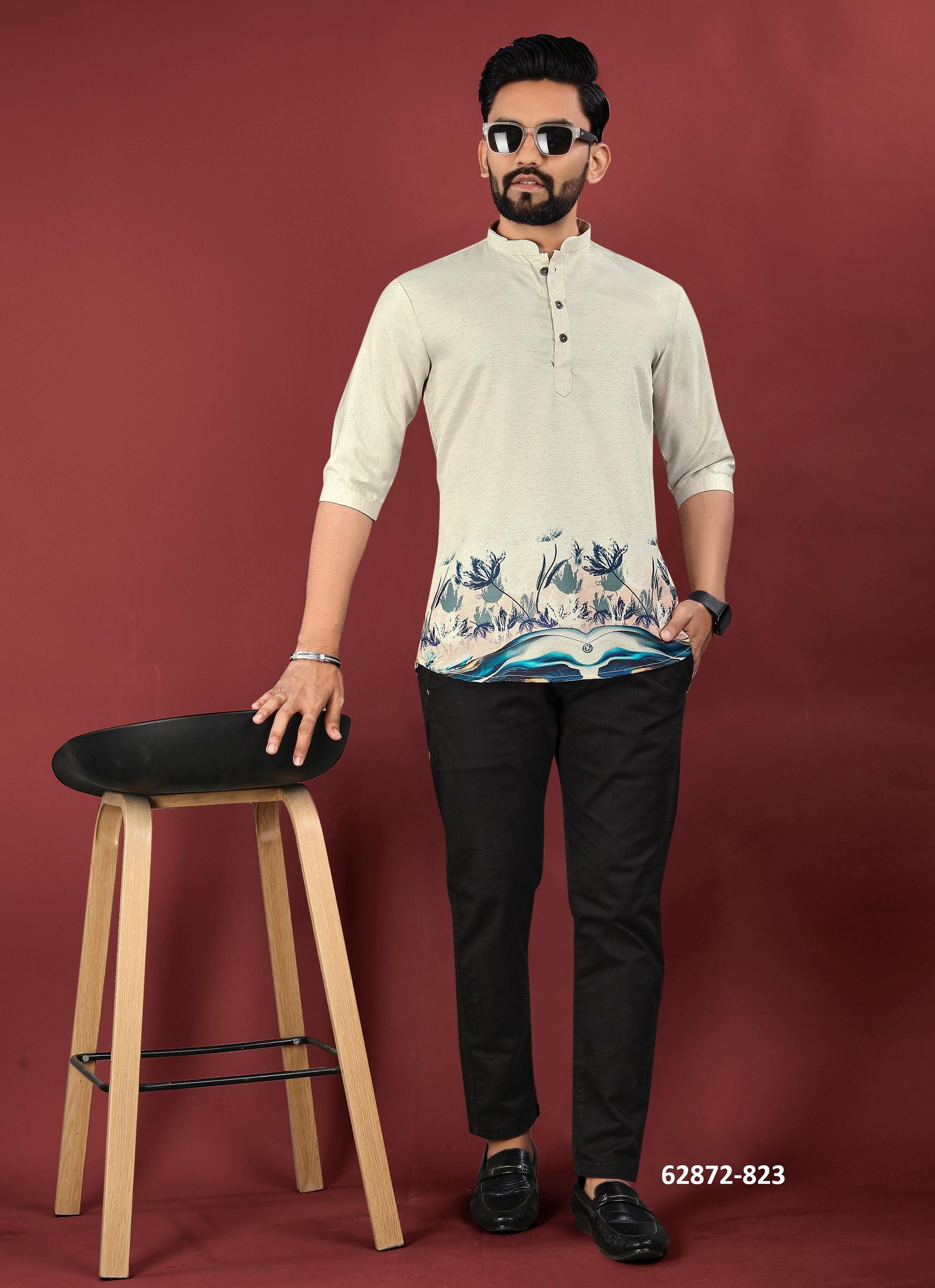ZODIAC - Catalog # 62872 (Set of 6 Men's Ethnic Wear) by Desi Muse ZODIAC - Catalog # 62872 (Set of 6 Men's Ethnic Wear) by Desi Muse
