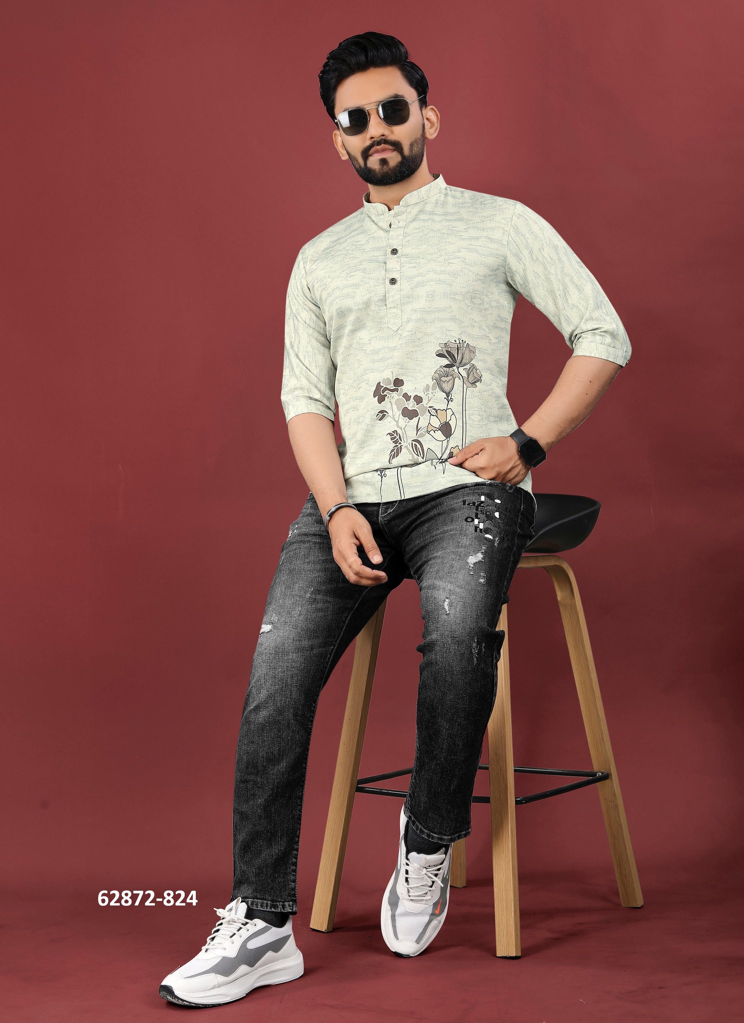 ZODIAC - Catalog # 62872 (Set of 6 Men's Ethnic Wear) by Desi Muse ZODIAC - Catalog # 62872 (Set of 6 Men's Ethnic Wear) by Desi Muse