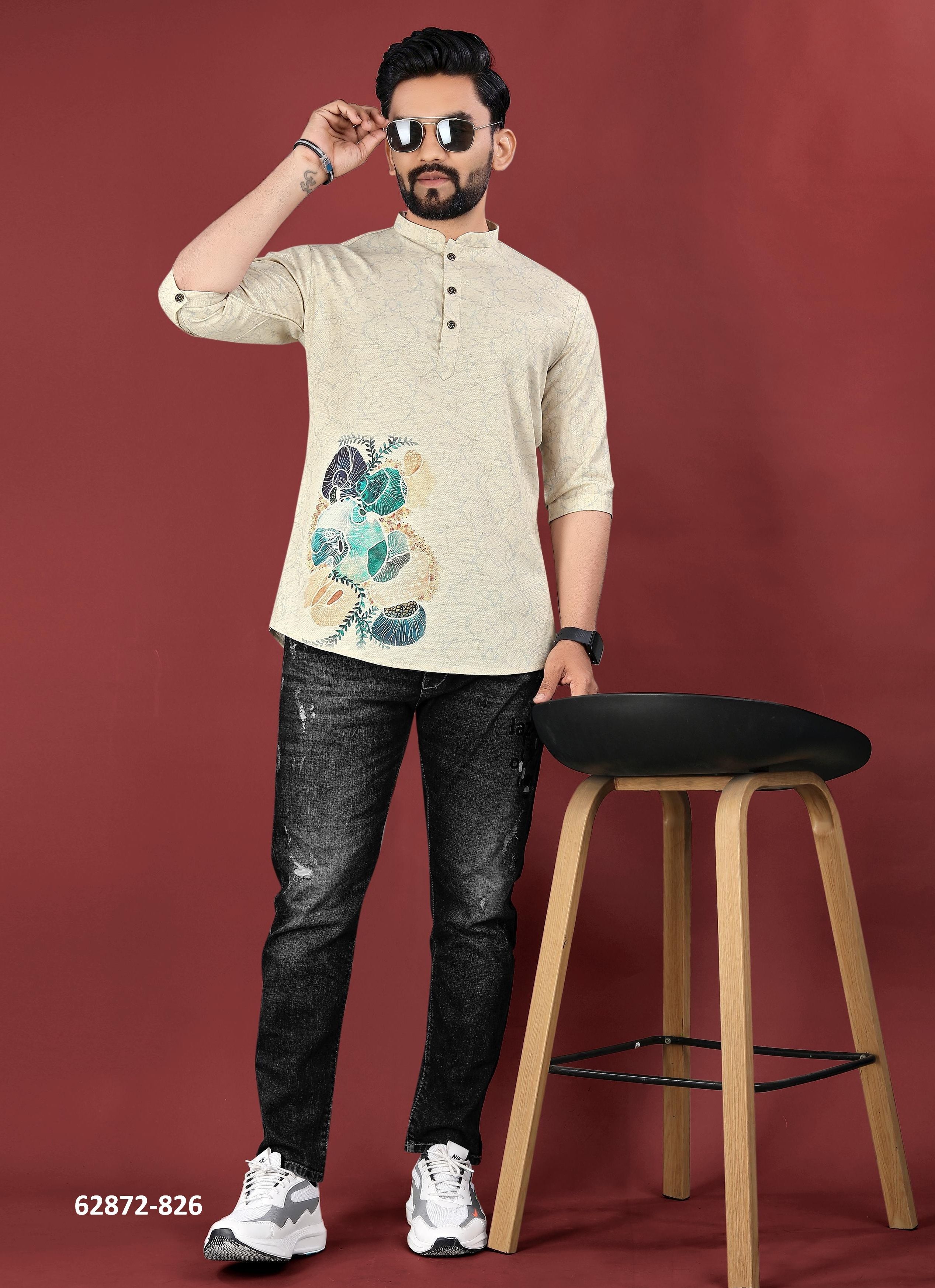 ZODIAC - Catalog # 62872 (Set of 6 Men's Ethnic Wear) by Desi Muse ZODIAC - Catalog # 62872 (Set of 6 Men's Ethnic Wear) by Desi Muse