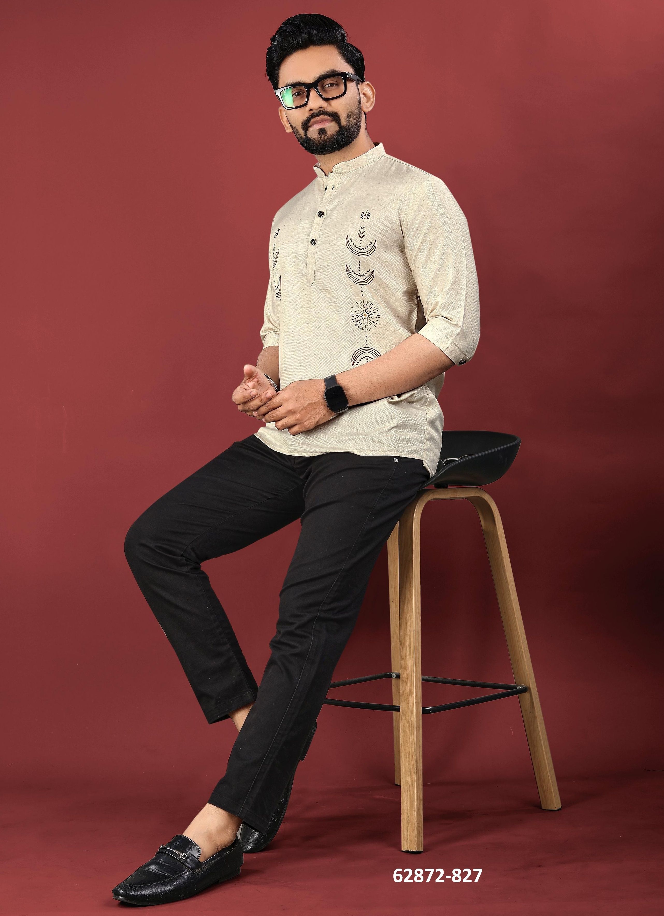 ZODIAC - Catalog # 62872 (Set of 6 Men's Ethnic Wear) by Desi Muse ZODIAC - Catalog # 62872 (Set of 6 Men's Ethnic Wear) by Desi Muse