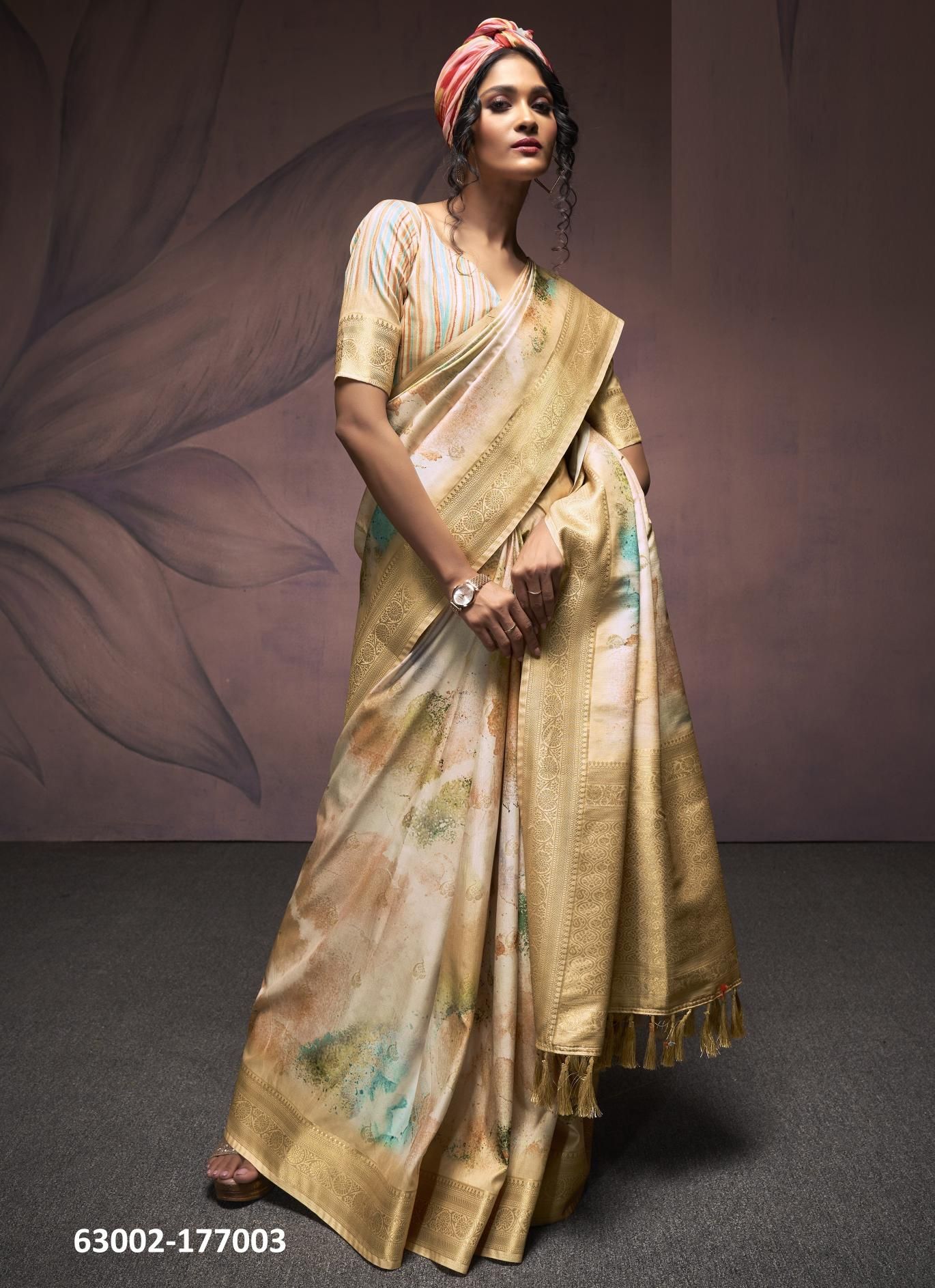 RANGREZA - Catalog # 63002 (Set of 10 Sarees) by Semad Styles RANGREZA - Catalog # 63002 (Set of 10 Sarees) by Semad Styles