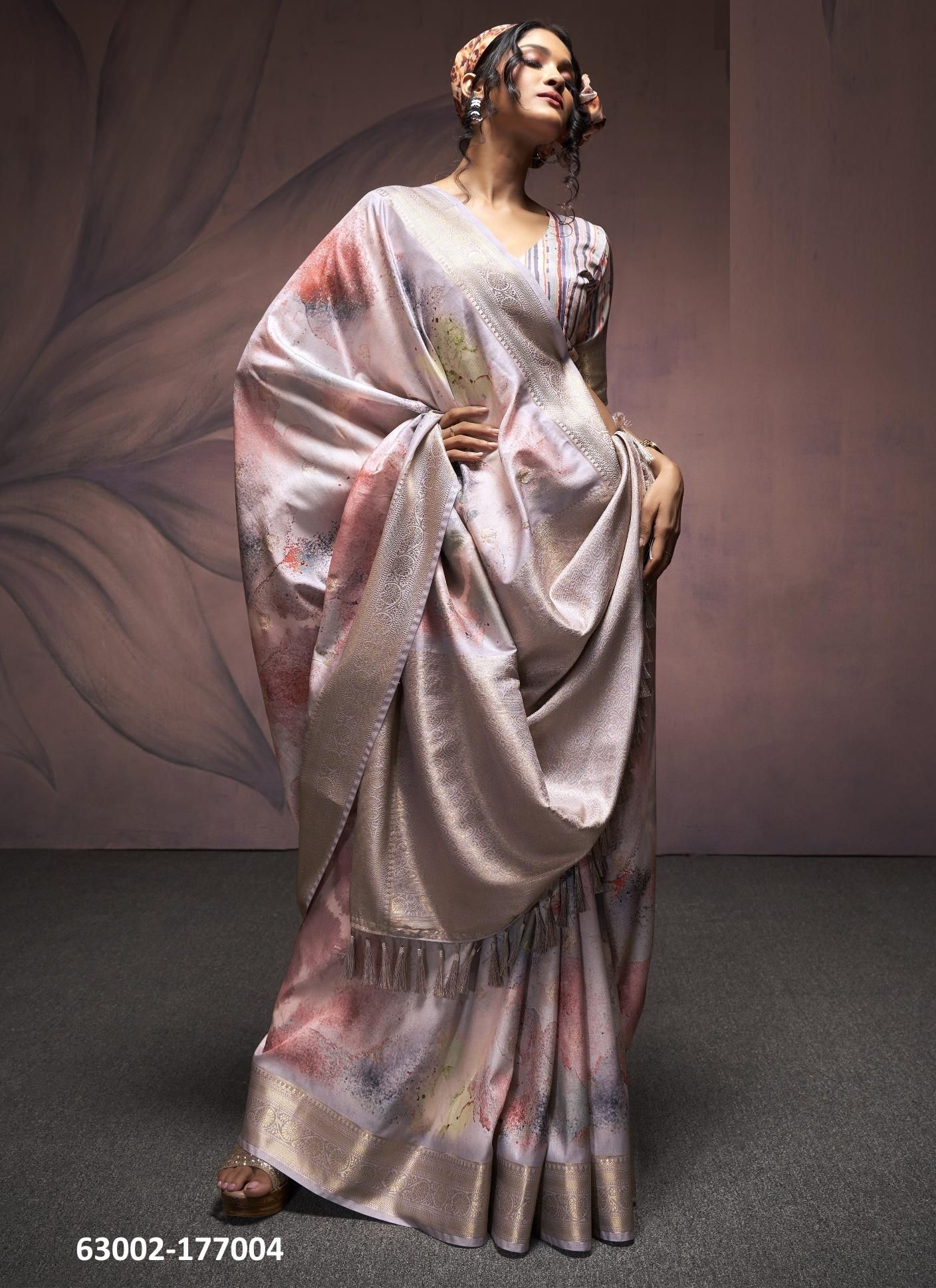 RANGREZA - Catalog # 63002 (Set of 10 Sarees) by Semad Styles RANGREZA - Catalog # 63002 (Set of 10 Sarees) by Semad Styles