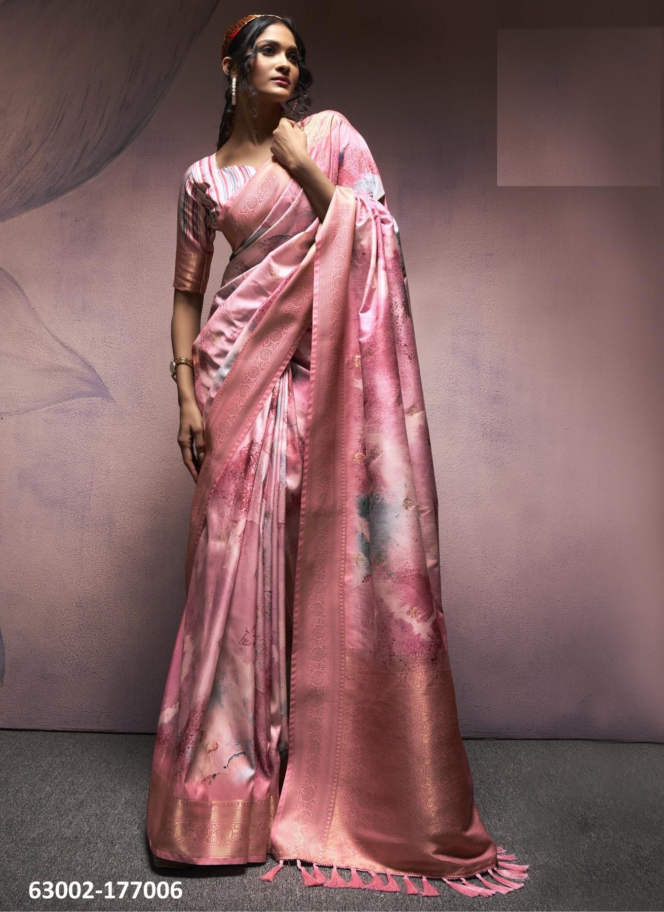 RANGREZA - Catalog # 63002 (Set of 10 Sarees) by Semad Styles RANGREZA - Catalog # 63002 (Set of 10 Sarees) by Semad Styles