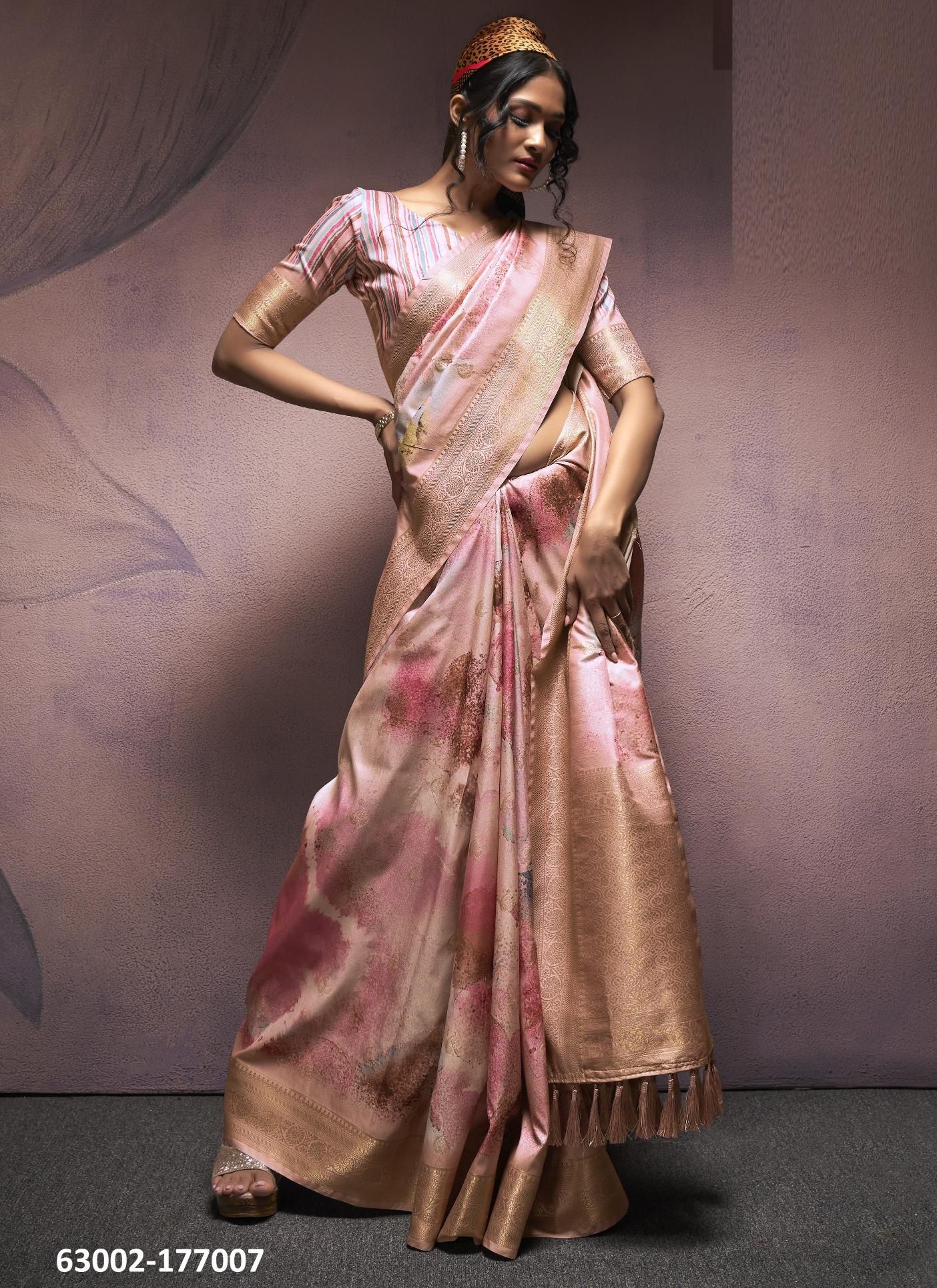RANGREZA - Catalog # 63002 (Set of 10 Sarees) by Semad Styles RANGREZA - Catalog # 63002 (Set of 10 Sarees) by Semad Styles
