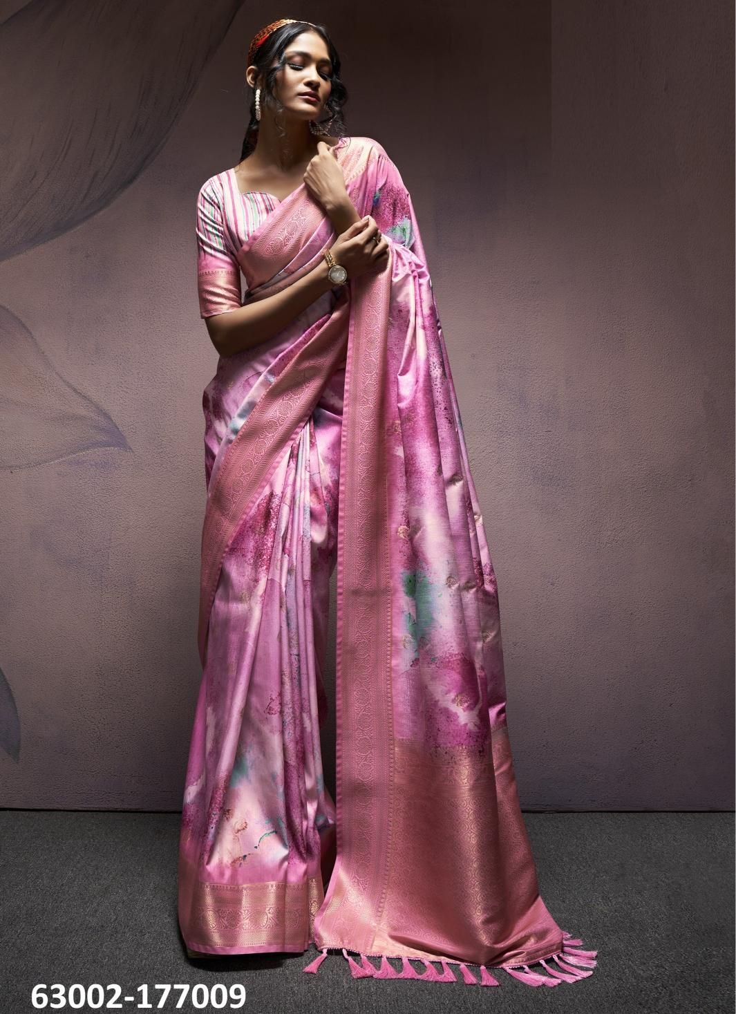 RANGREZA - Catalog # 63002 (Set of 10 Sarees) by Semad Styles RANGREZA - Catalog # 63002 (Set of 10 Sarees) by Semad Styles