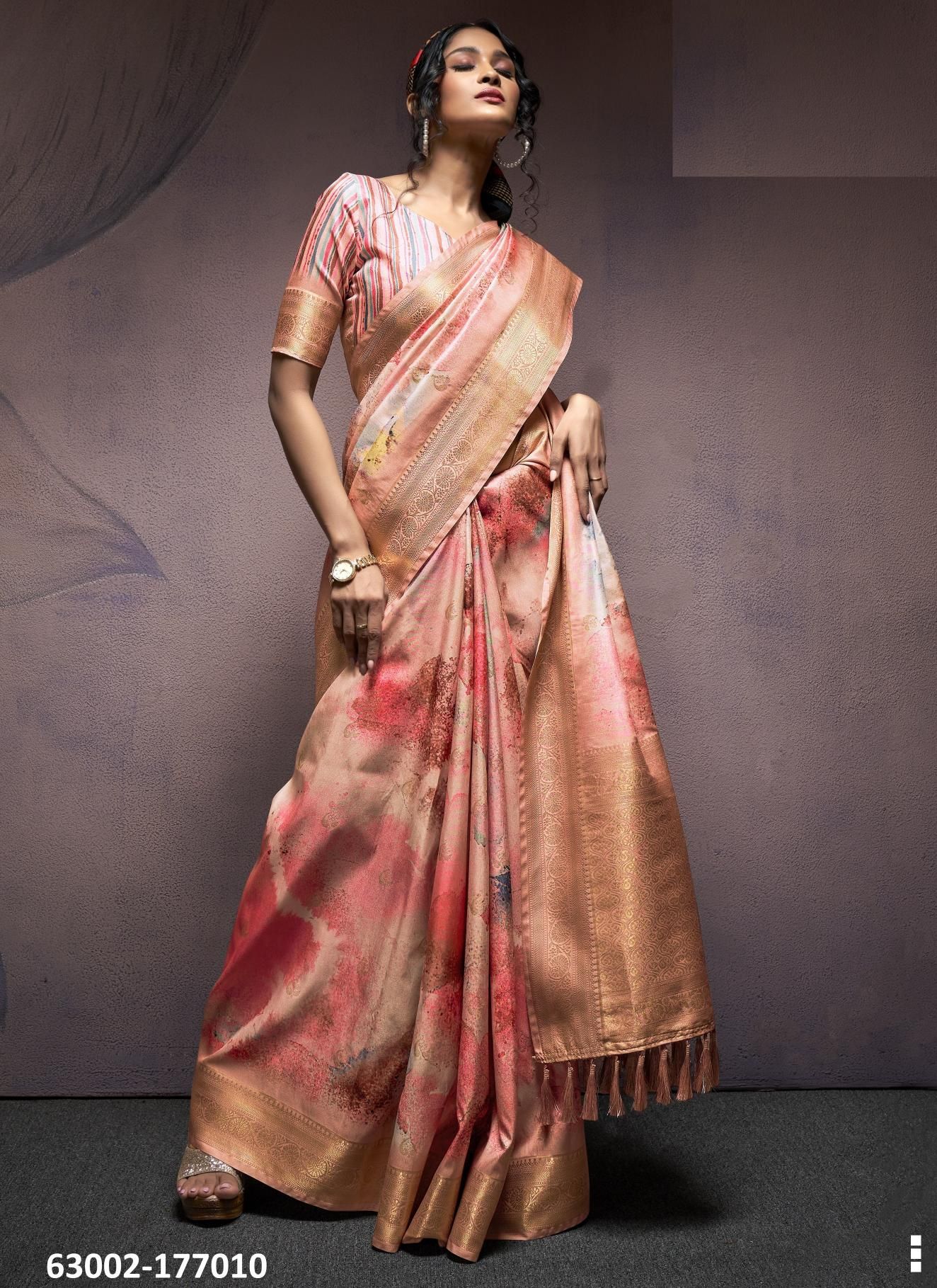 RANGREZA - Catalog # 63002 (Set of 10 Sarees) by Semad Styles RANGREZA - Catalog # 63002 (Set of 10 Sarees) by Semad Styles