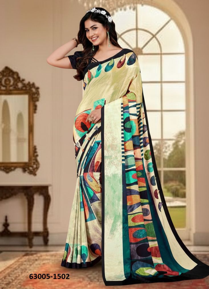 SHADOW - Catalog # 63005 (Set of 9 Sarees) by Semad Styles SHADOW - Catalog # 63005 (Set of 9 Sarees) by Semad Styles
