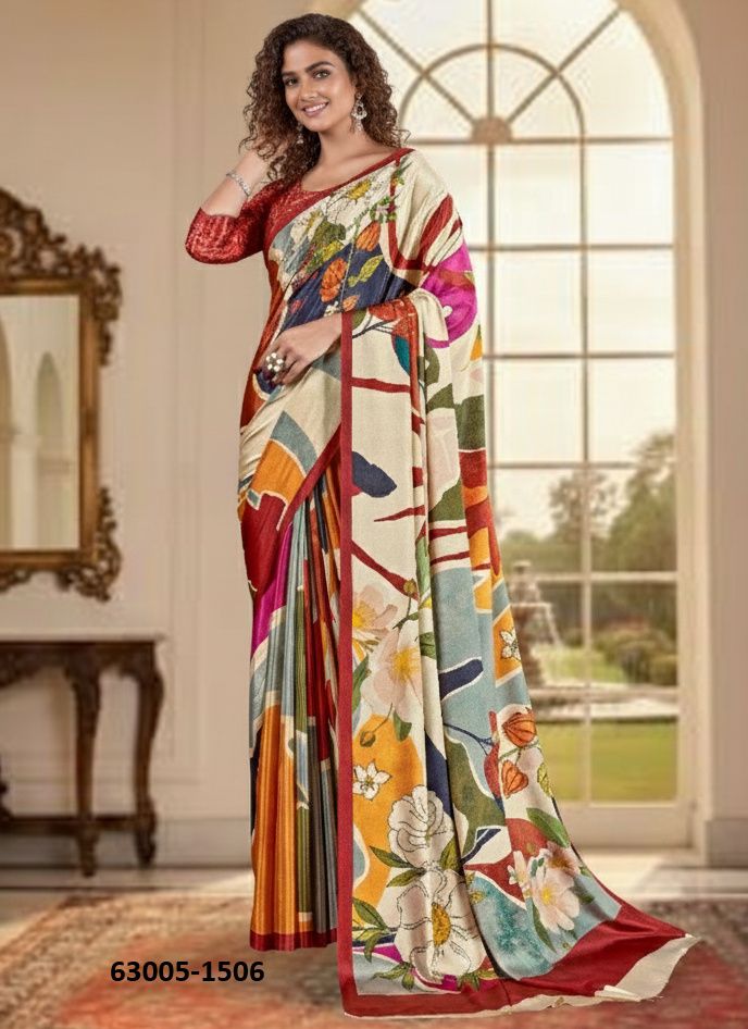 SHADOW - Catalog # 63005 (Set of 9 Sarees) by Semad Styles SHADOW - Catalog # 63005 (Set of 9 Sarees) by Semad Styles