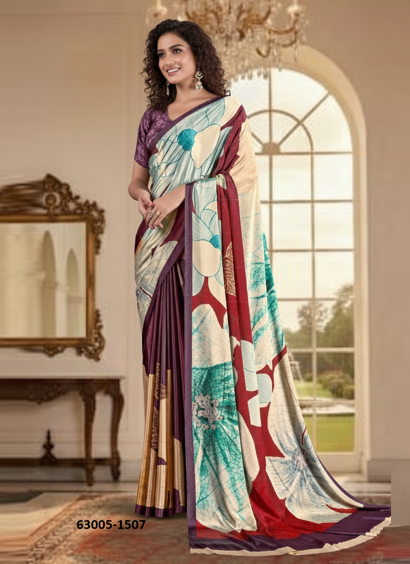 SHADOW - Catalog # 63005 (Set of 9 Sarees) by Semad Styles SHADOW - Catalog # 63005 (Set of 9 Sarees) by Semad Styles