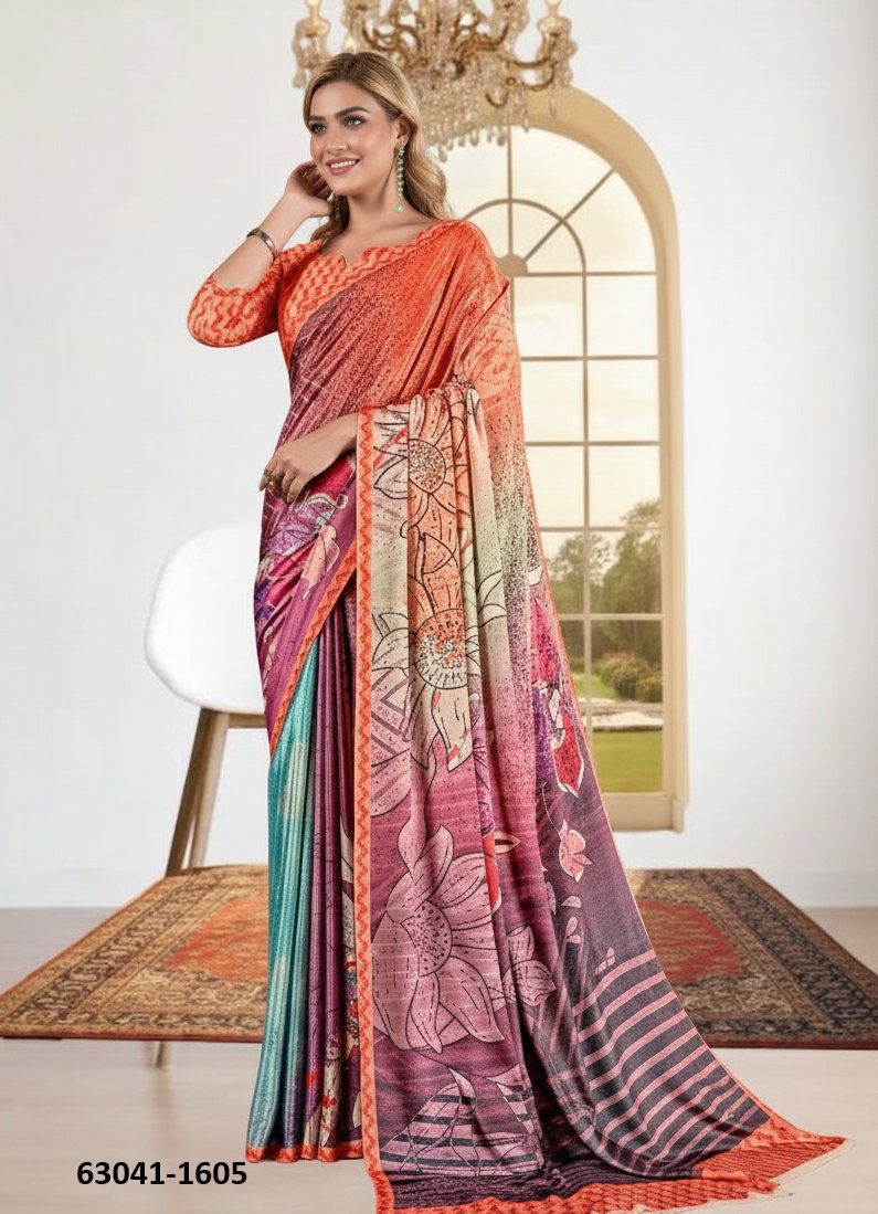 MIRROR - Catalog # 63041 (Set of 9 Sarees) by Semad Styles MIRROR - Catalog # 63041 (Set of 9 Sarees) by Semad Styles