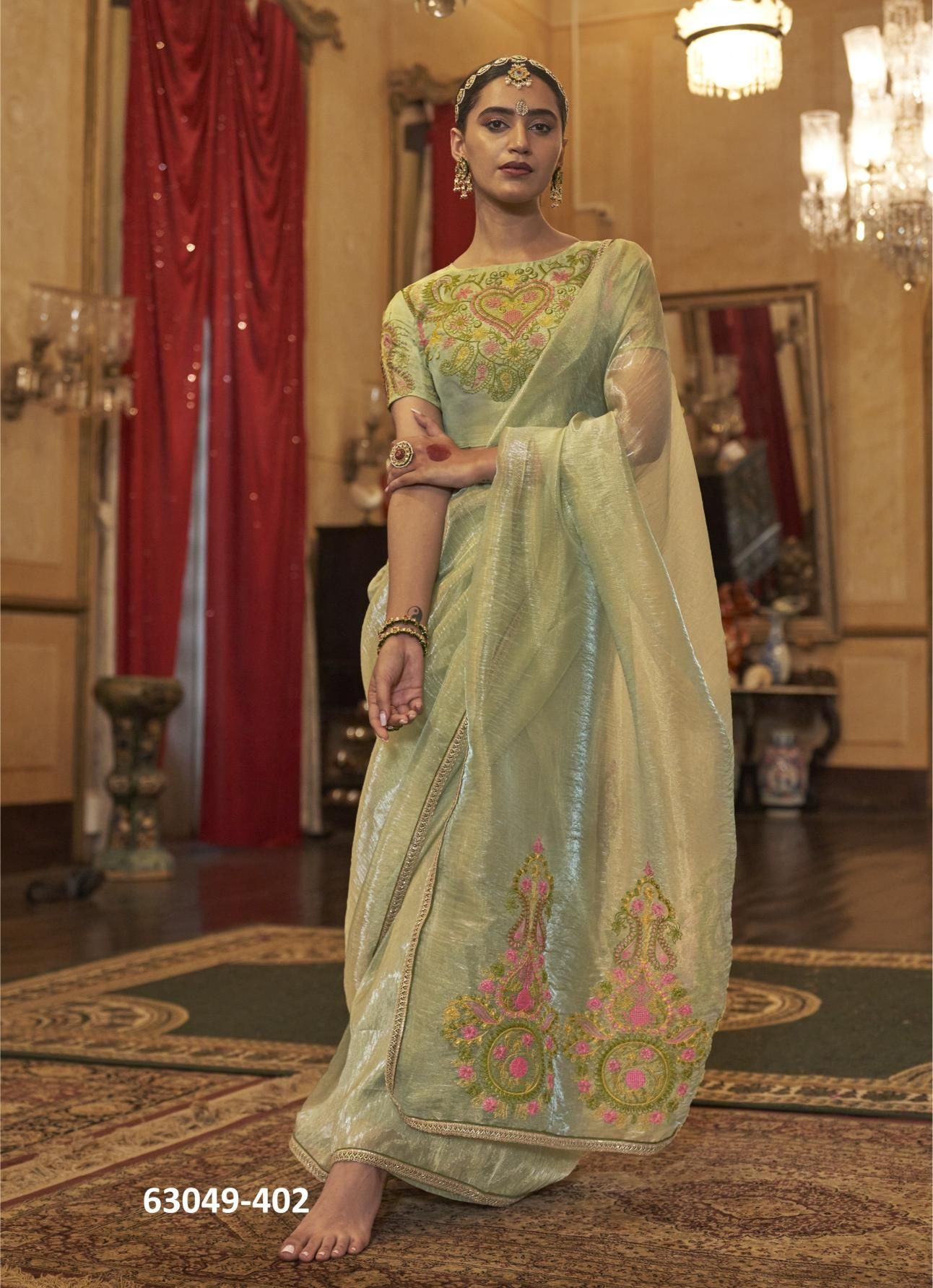 KALASUTRA - Catalog # 63049 (Set of 6 Sarees) by Komal Pret