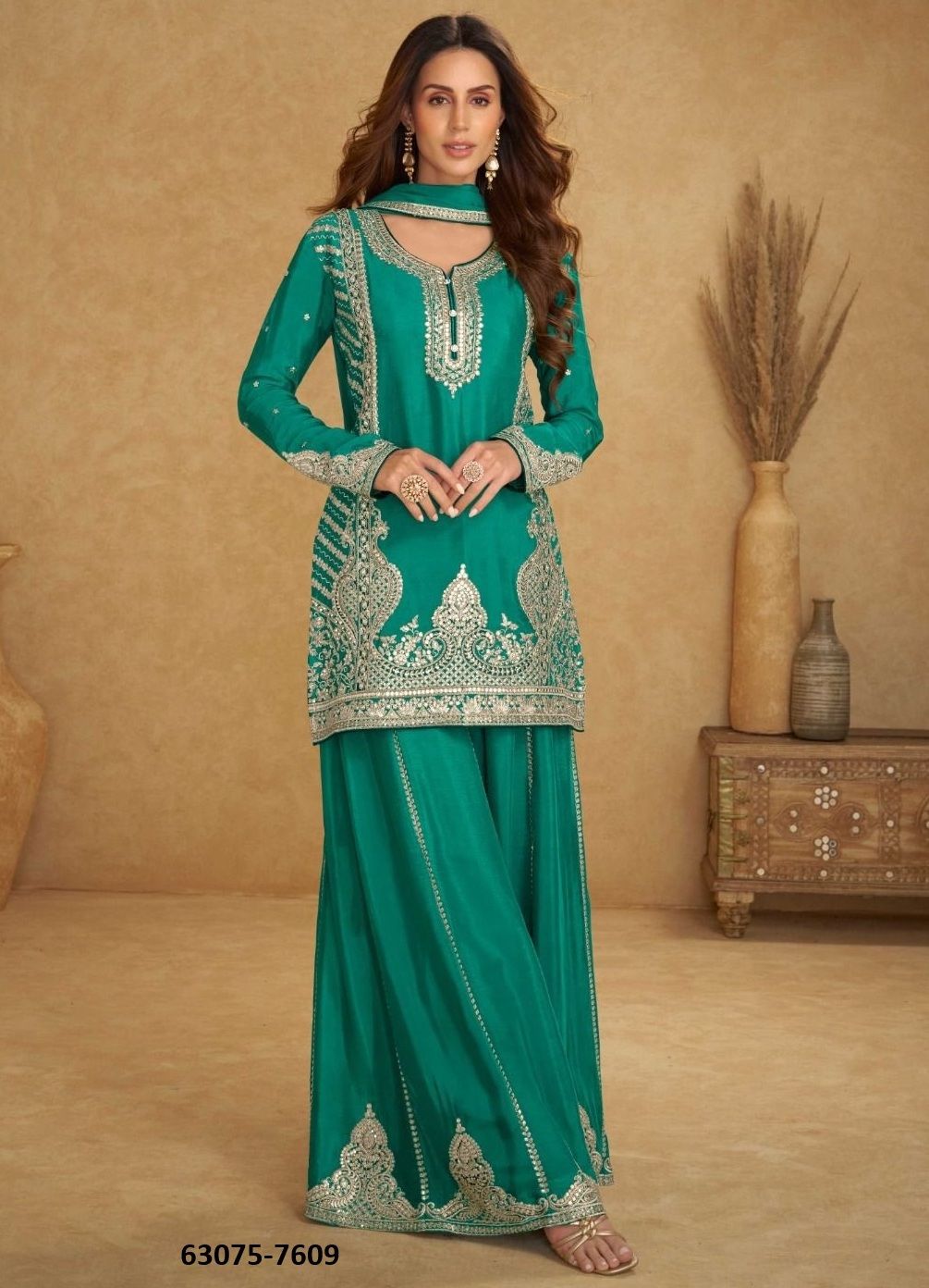 NIRVI - Catalog # 63075 (Set of 3 Readymade Salwar Suits) by Gulkayra Designer NIRVI - Catalog # 63075 (Set of 3 Readymade Salwar Suits) by Gulkayra Designer