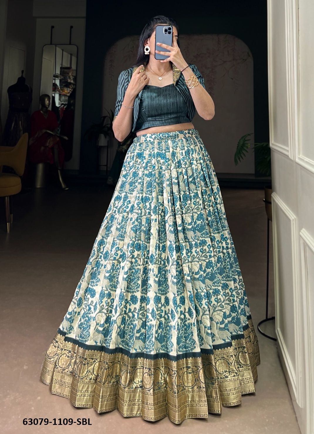 LEHENGA WITH KOTI 1109 - Catalog # 63079 (Set of 4 Readymade Lehengas) by Raw Lemon LEHENGA WITH KOTI 1109 - Catalog # 63079 (Set of 4 Readymade Lehengas) by Raw Lemon