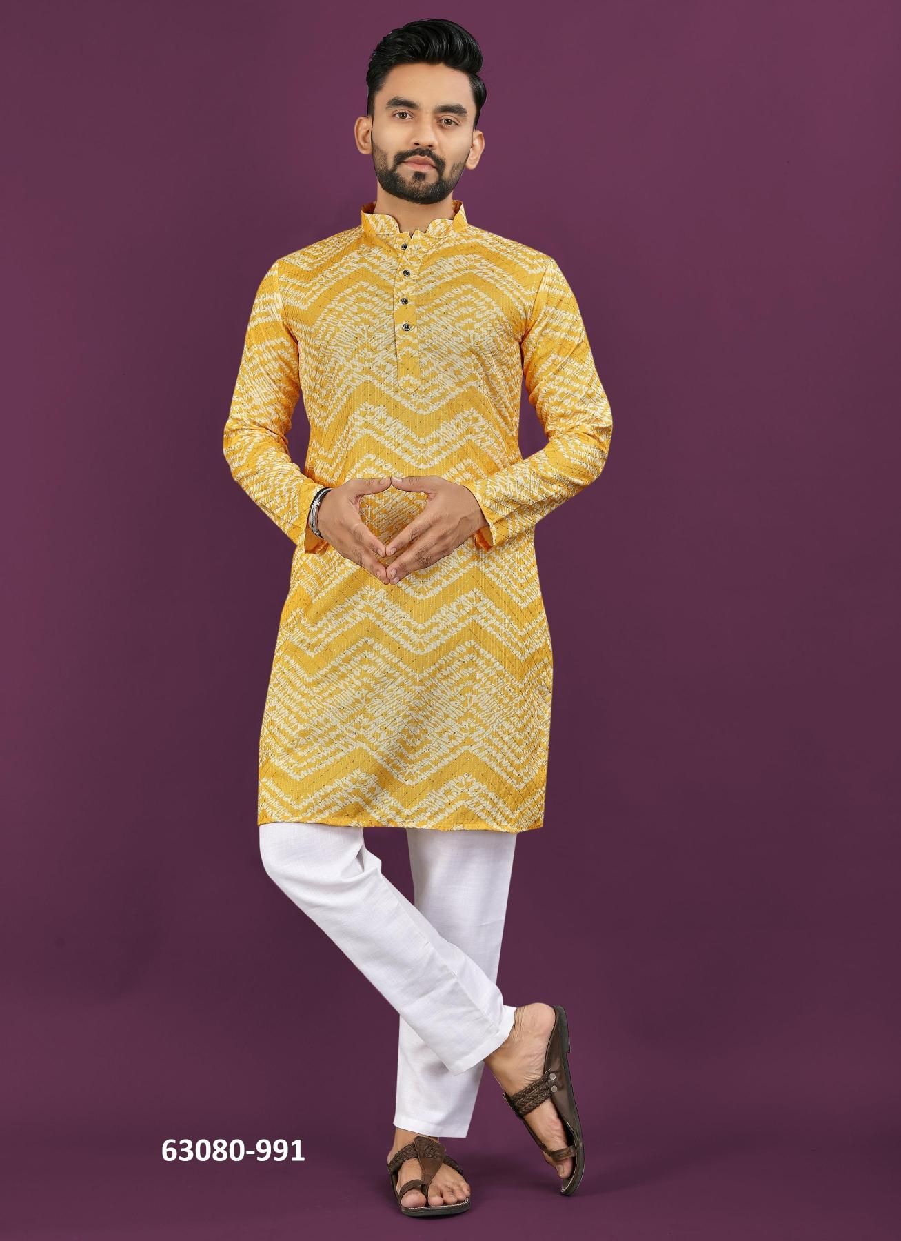ZIG ZAG - Catalog # 63080 (Set of 6 Men's Ethnic Wear) by Tentmen Clothing ZIG ZAG - Catalog # 63080 (Set of 6 Men's Ethnic Wear) by Tentmen Clothing