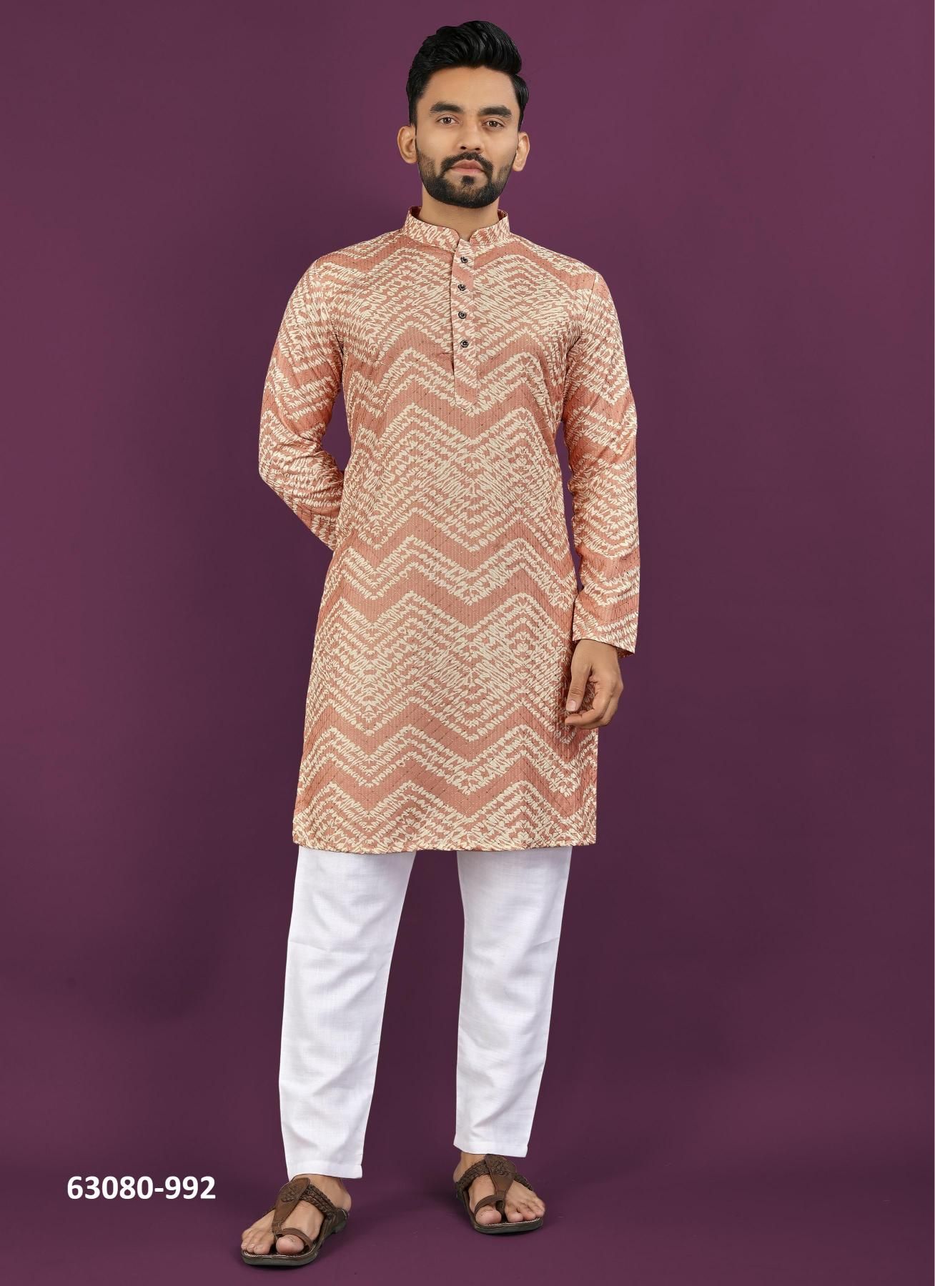 ZIG ZAG - Catalog # 63080 (Set of 6 Men's Ethnic Wear) by Tentmen Clothing ZIG ZAG - Catalog # 63080 (Set of 6 Men's Ethnic Wear) by Tentmen Clothing